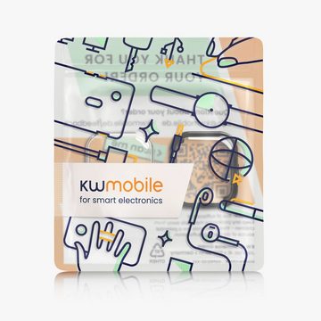 kwmobile Sleeve 2x Hülle für Amazfit Active (A2211), Silikon Fullbody Cover Case Schutzhülle Set