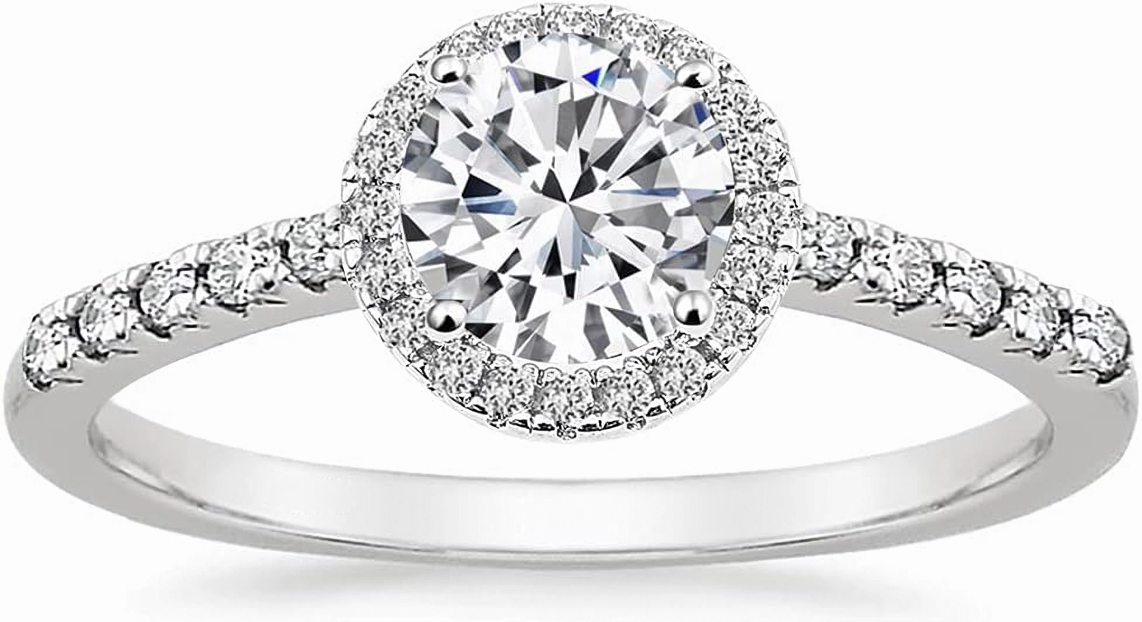Diamantring 585 Gold, 1,25ct runder Diamant im Brillantschliff, Verlobungsring