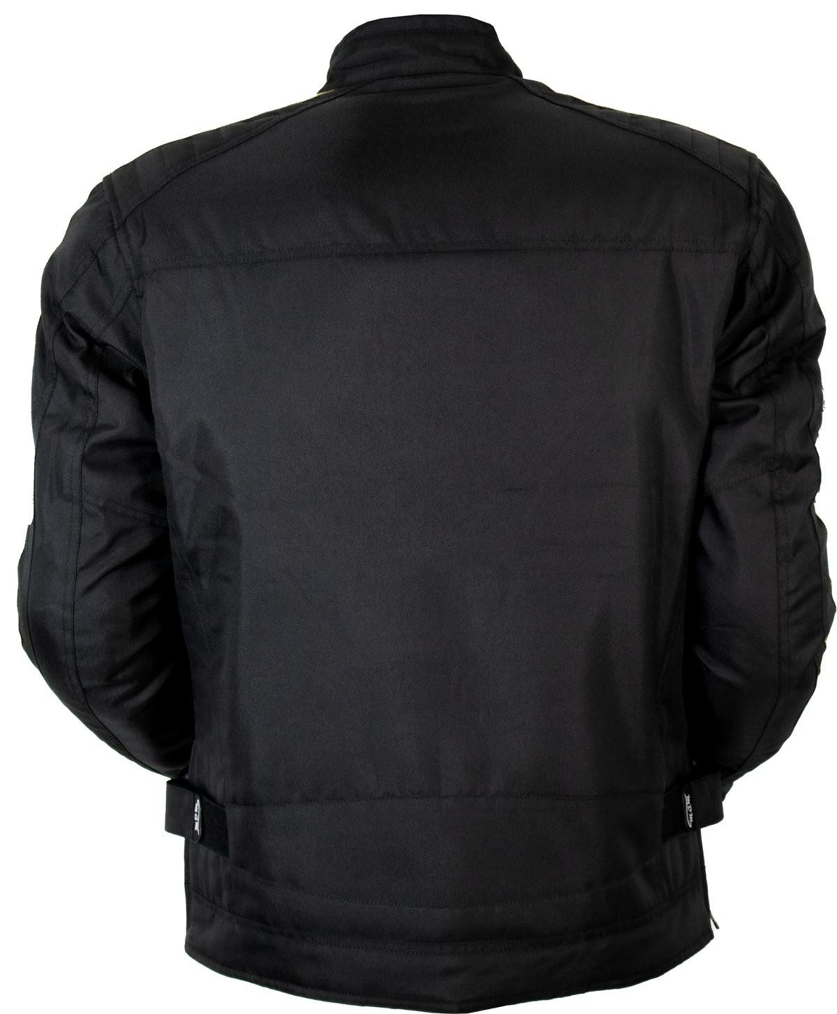 MDM Motorradjacke Herren Motorradjacke Textil Highway Stil mit Protektoren Highway Stil, 5 Protektoren, winddicht, wasserabweisend