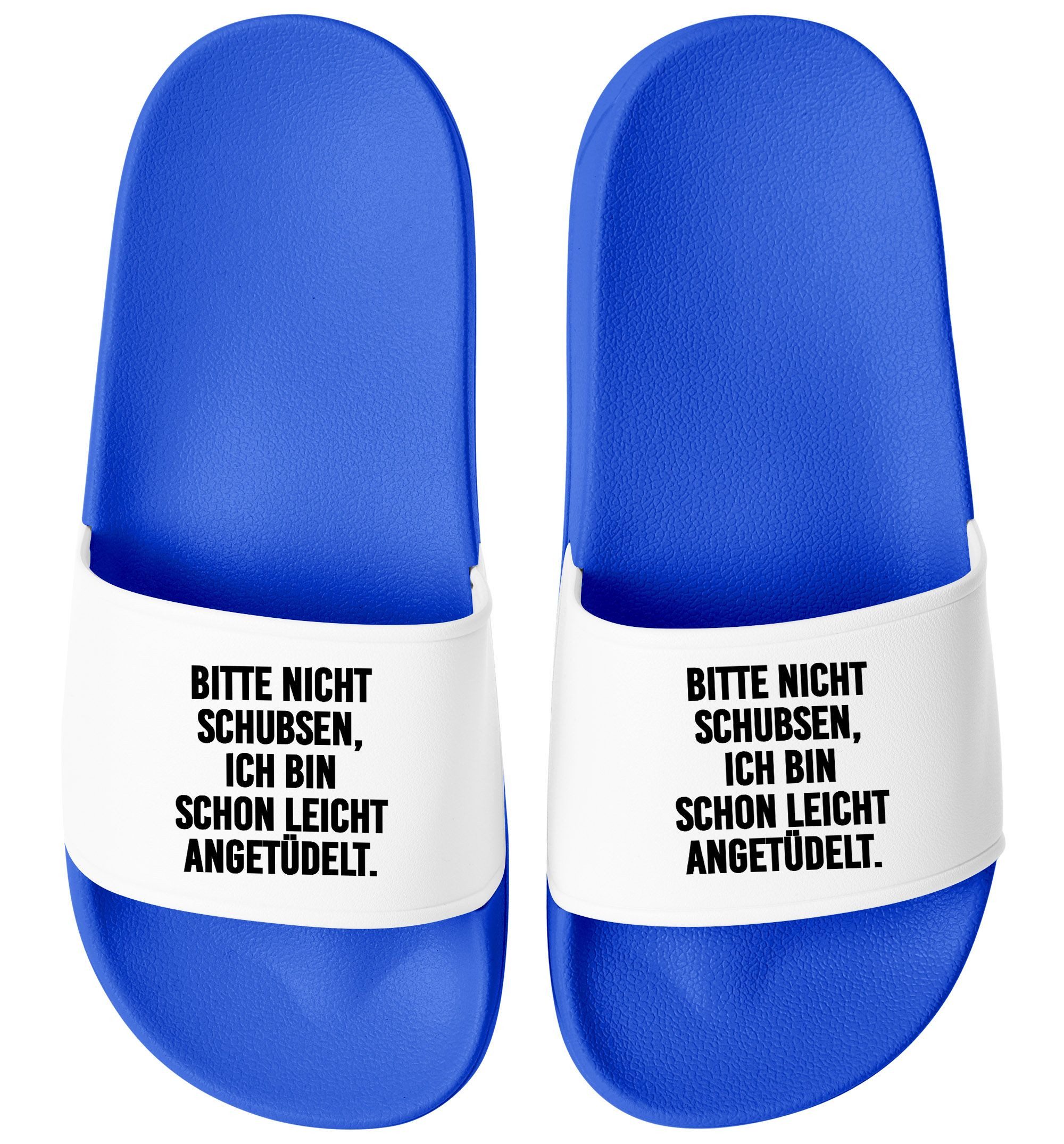 Badeschlappen mit Spruch Party Alkohol Aufdruck Herren Damen Badesandale