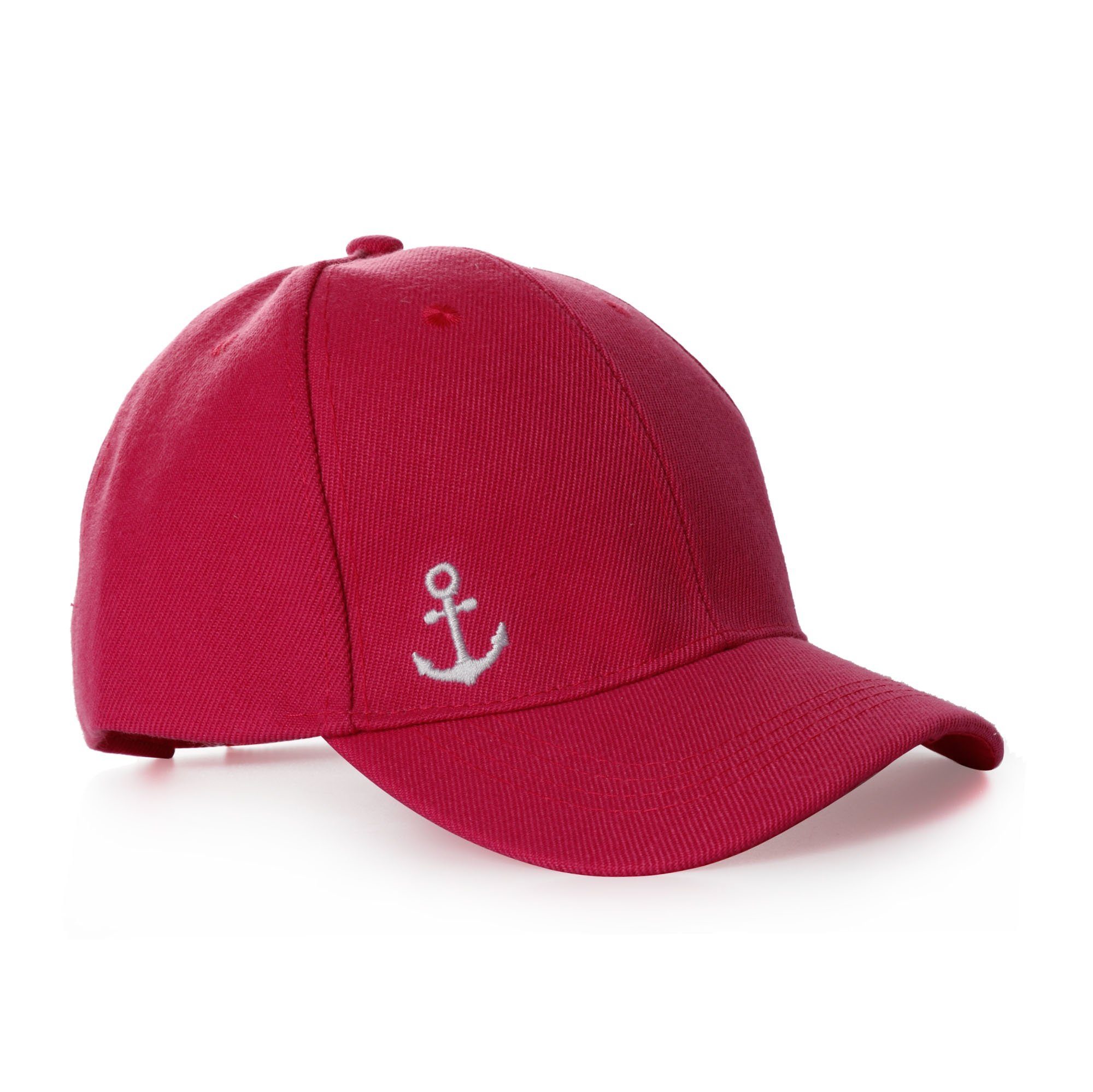 Sonia Originelli Baseball Cap Baseball Cap "kleiner Anker" Mütze Maritim Snapback Unisex pink | Baseball Caps