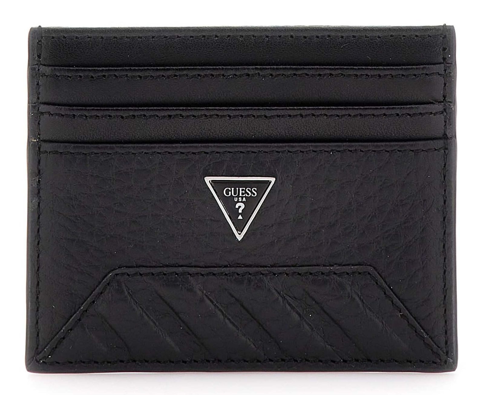 Guess Kartenetui Card Holder, aus echtem Leder mit RFID-Blocker Schutz