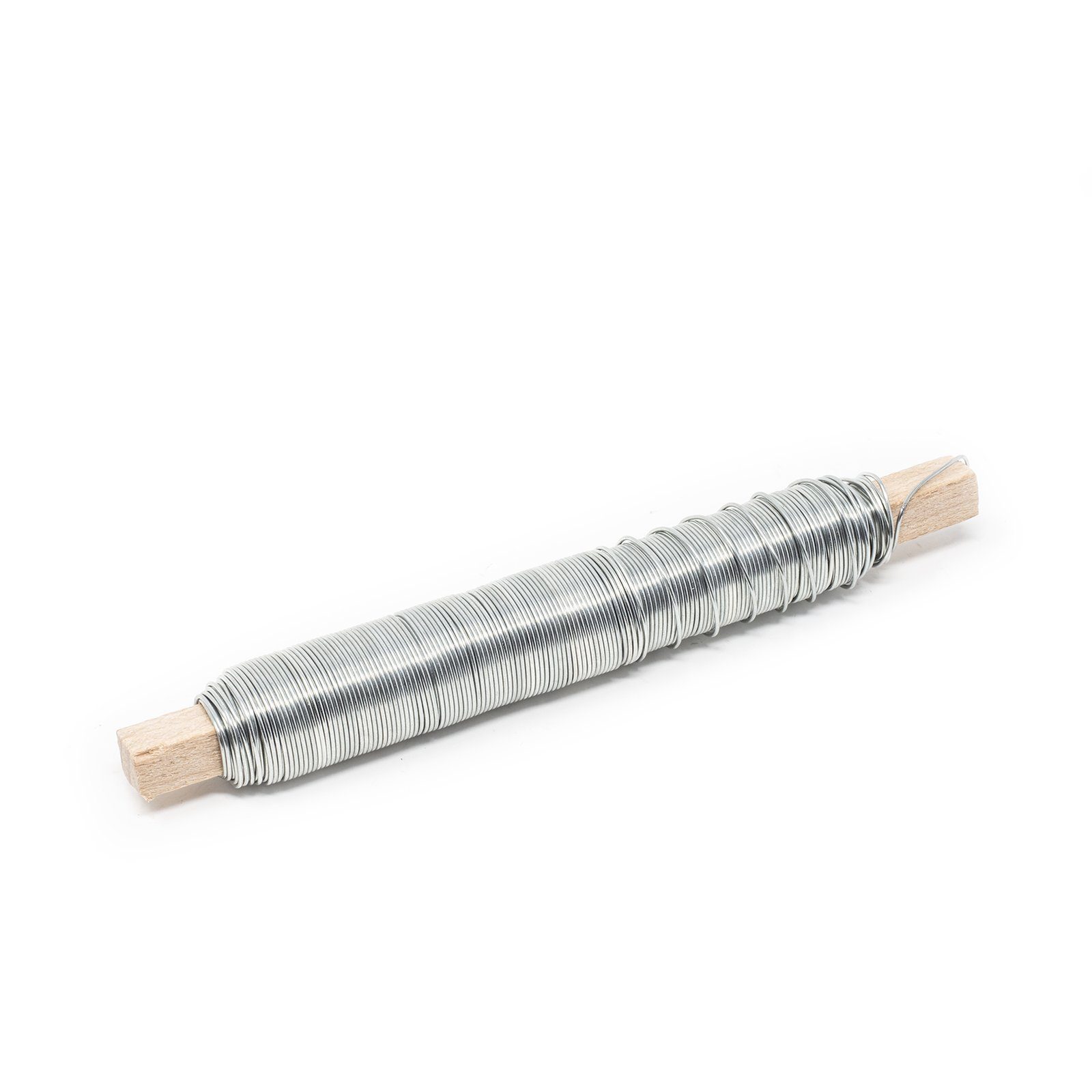 H & R GmbH Draht Wickeldraht Holzstab verzinkt - 0,65 mm, 38 m - 1 Stück