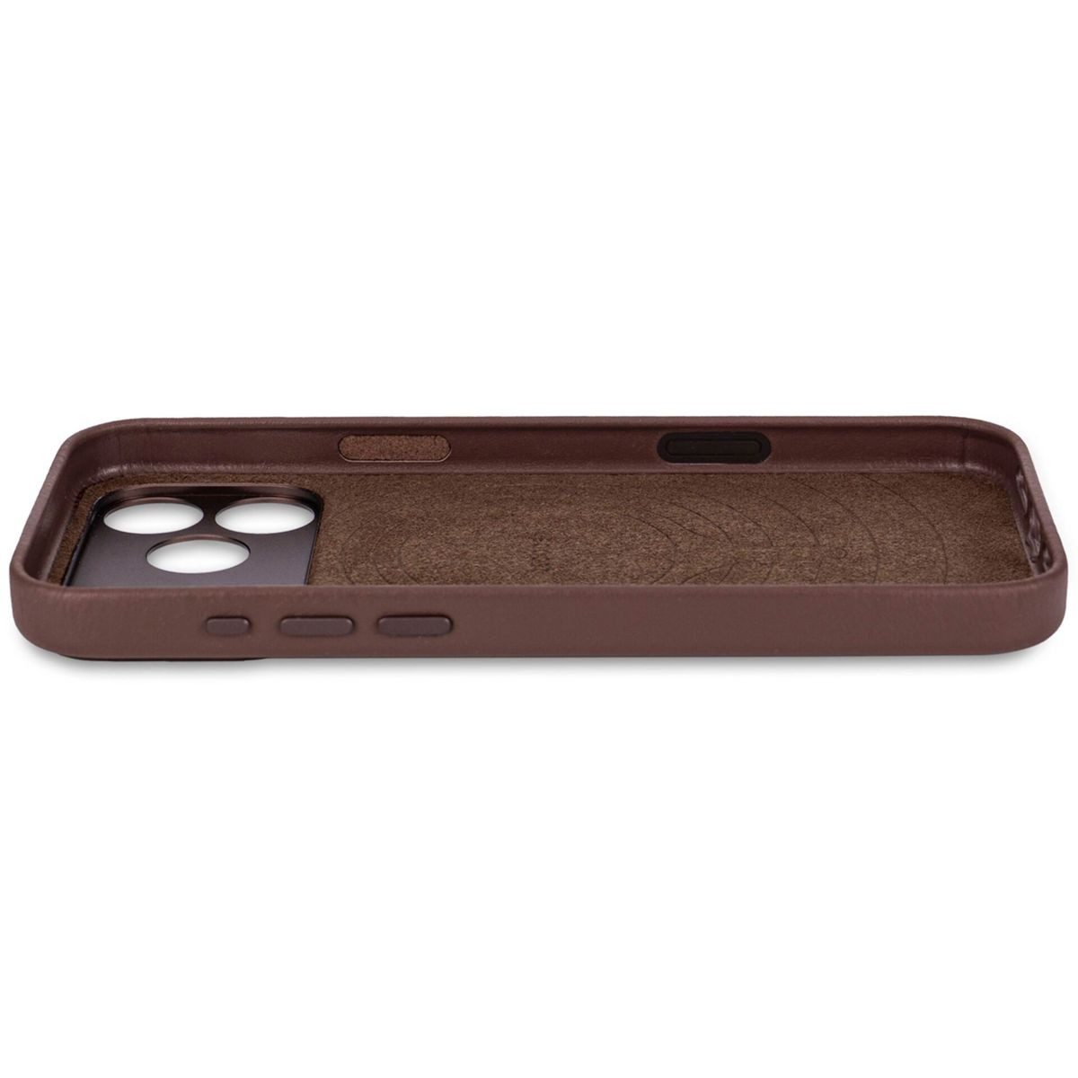 DECODED Leather Backcover iPhone 17 Pro Chocolate