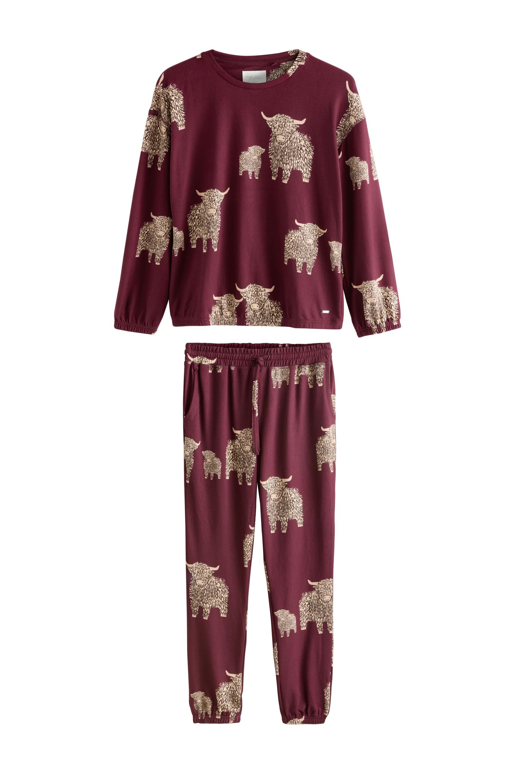 Next Pyjama Weicher, langärmeliger Schlafanzug (2 günstig online kaufen