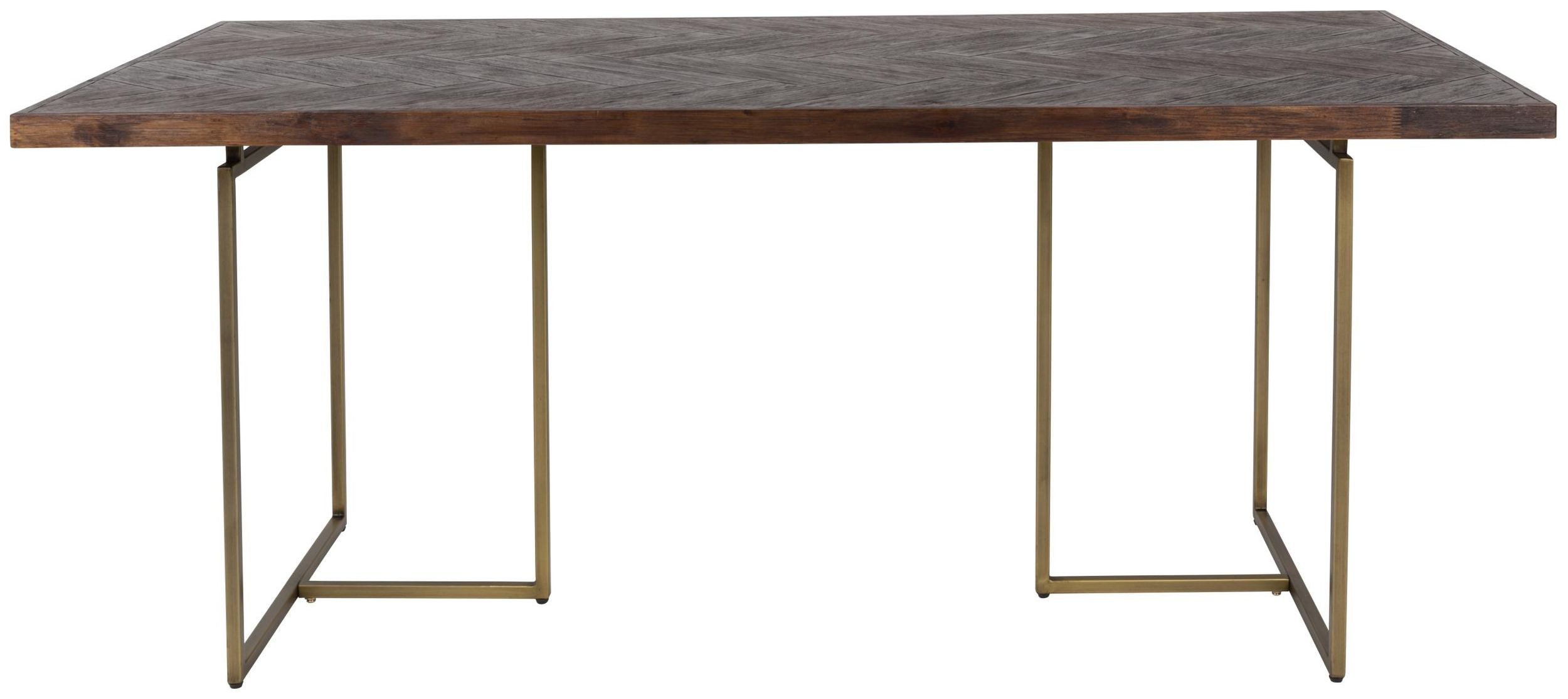 Dutchbone Esstisch Esstisch CLASS mit Fischgrät Platte 180 x 90 cm von DutchBone