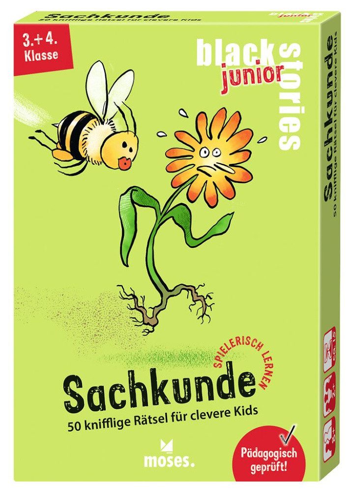 Moses. Verlag Spiel black stories junior Spielerisch lernen Sachkunde
