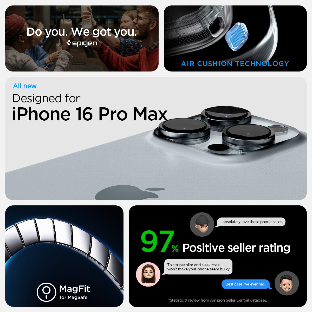 Spigen Handyhülle Hülle für iPhone 16 Pro Max Magsafe Schutzhülle Robust Handyhülle Case 6,9, für Apple iPhone 16 Pro Max