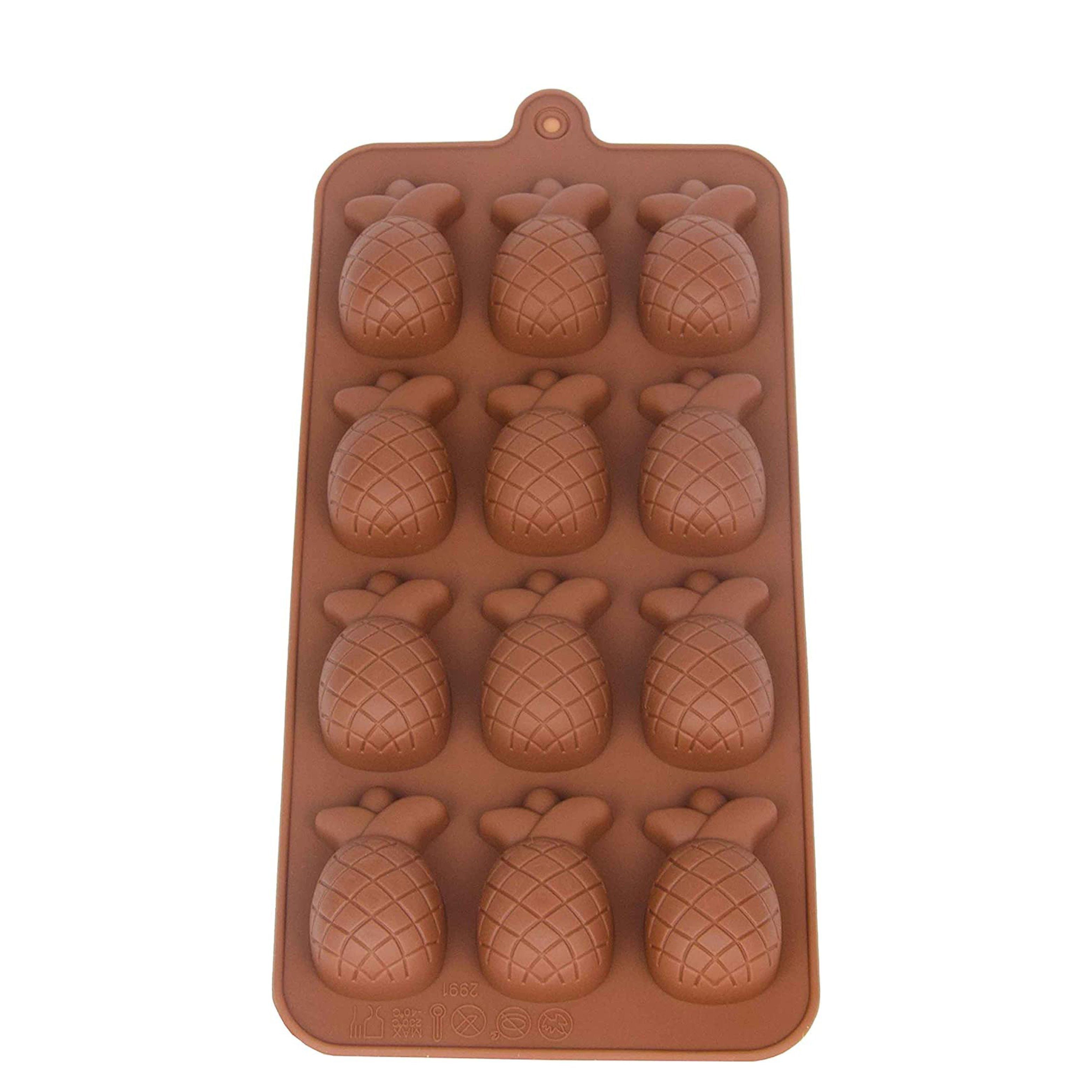 wisefood Silikonform 1-tlg., Silikonform Ananas - braun 22x10.5x1.5cm - 1 Form, (1-tlg)