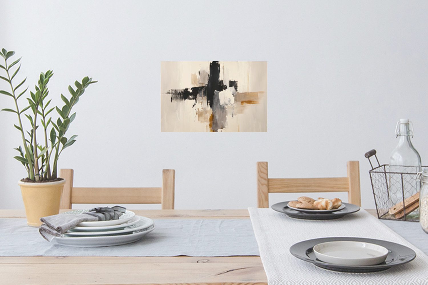 MuchoWow Wandsticker Pinselstriche - Grob - günstig online kaufen