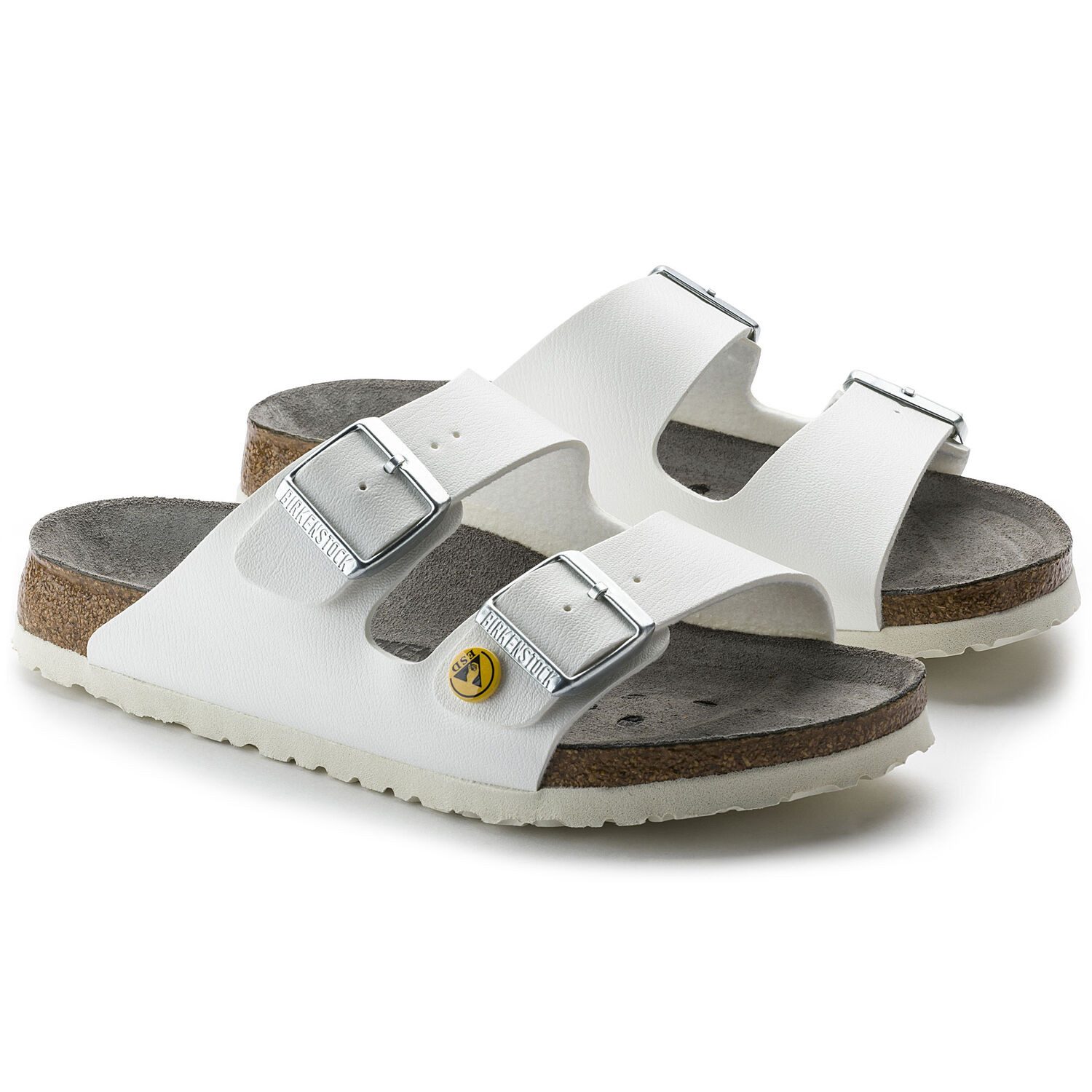 Birkenstock ARIZONA ESD Herren und Damen Sandalen mit ergonomischem Fußbett Pantolette Rutschfeste Laufsohle und verstellbare Schnallen – Für Alltag & Beruf