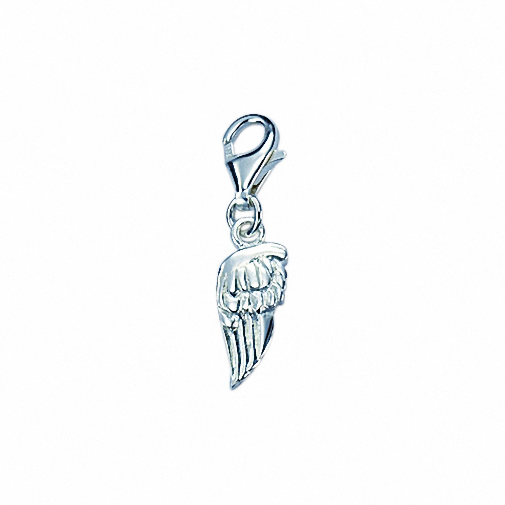 Adelia´s Kette ohne Anhänger 925 Silber Charms Anhänger Fluegel, Schmuckset  - Set mit Halskette