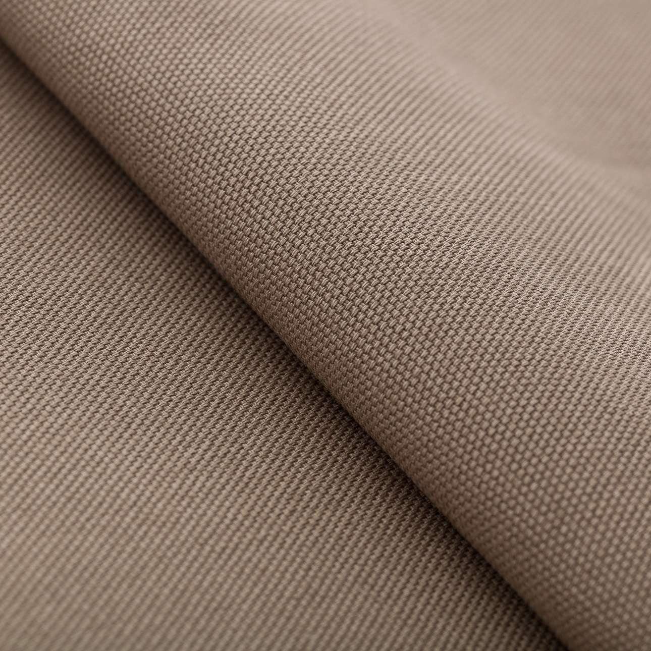 Panama Cotton 40 cm, 40 Bindeschnur mit grau-braun x Dekoria Stuhlkissen x 3,5 Dekokissen Ulrich