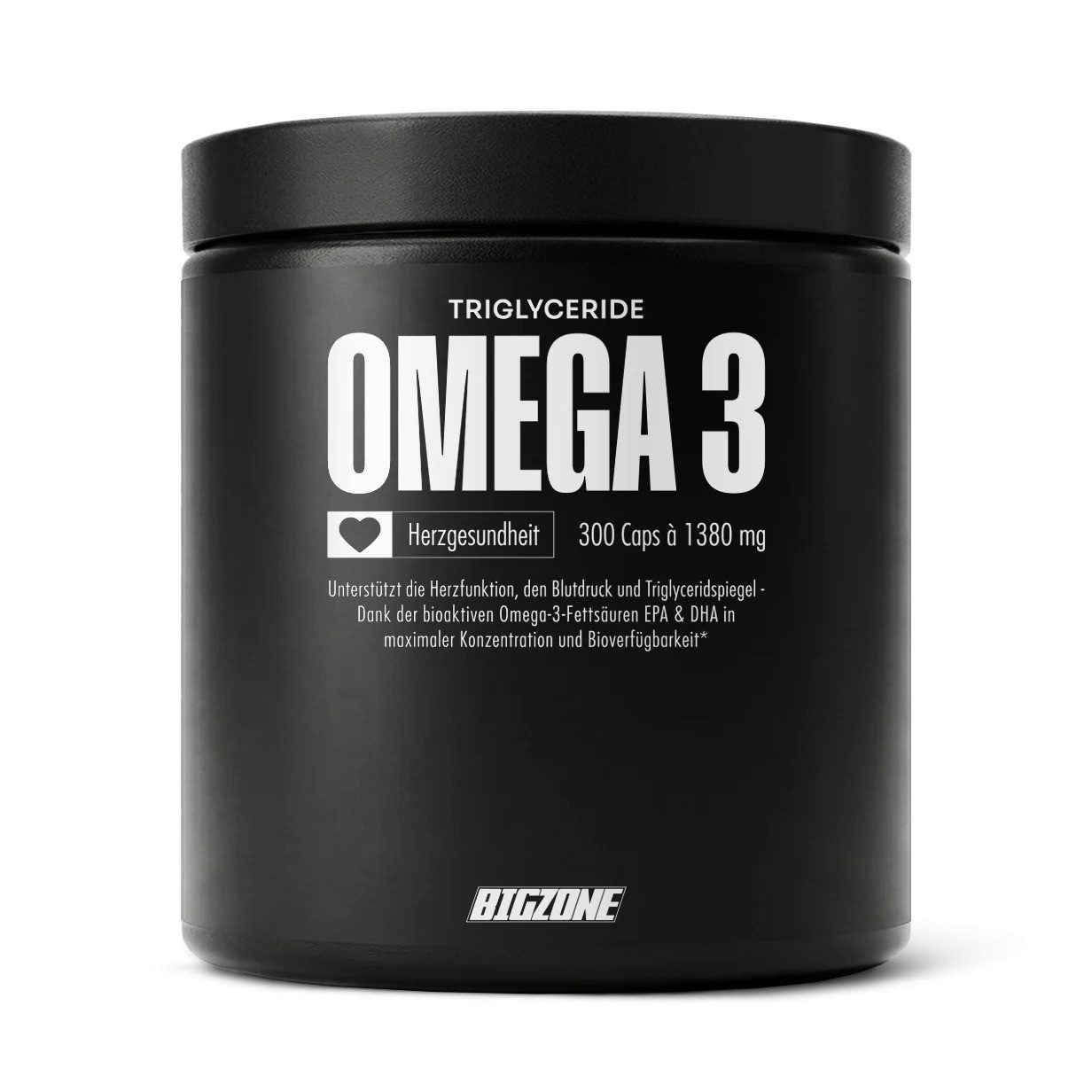 BigZone Omega 3 Fury Triglyceride 300 Kapseln Kapseln, 300 g, Kapseln