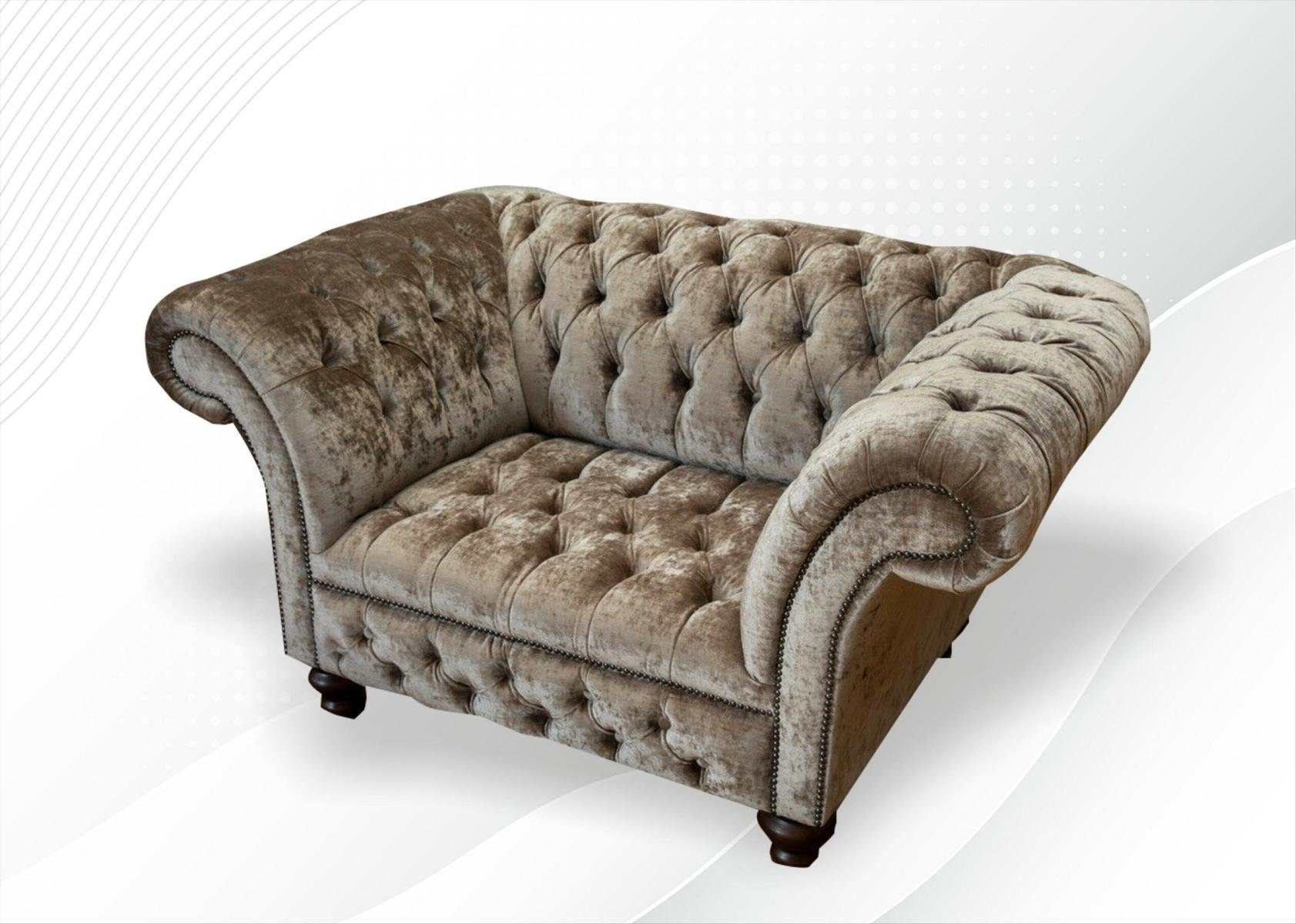 Sessel Chesterfield-Sofa, JVmoebel Chesterfield 1,5 Sitzer Design Sessel
