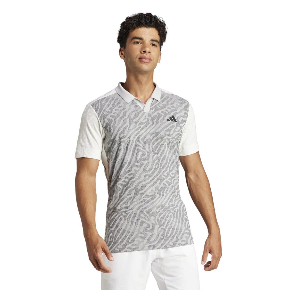 Poloshirt Airchill Pro FreeLift Heat.Rdy grau/weiss Herren