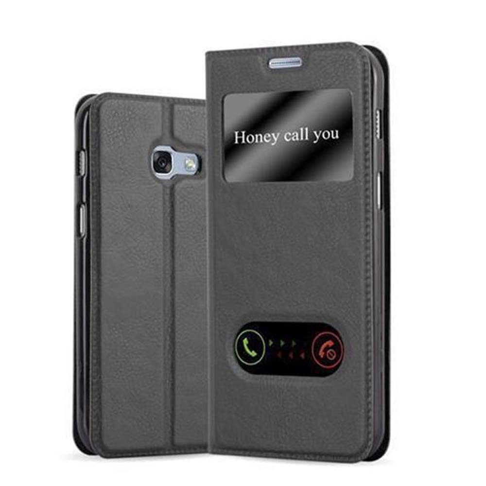 Cadorabo Handyhülle für Samsung Galaxy A3 2017 Hülle Samsung Galaxy A3 2017, Klappbare Handy Schutzhülle - Hülle - mit Standfunktion und Kartenfach