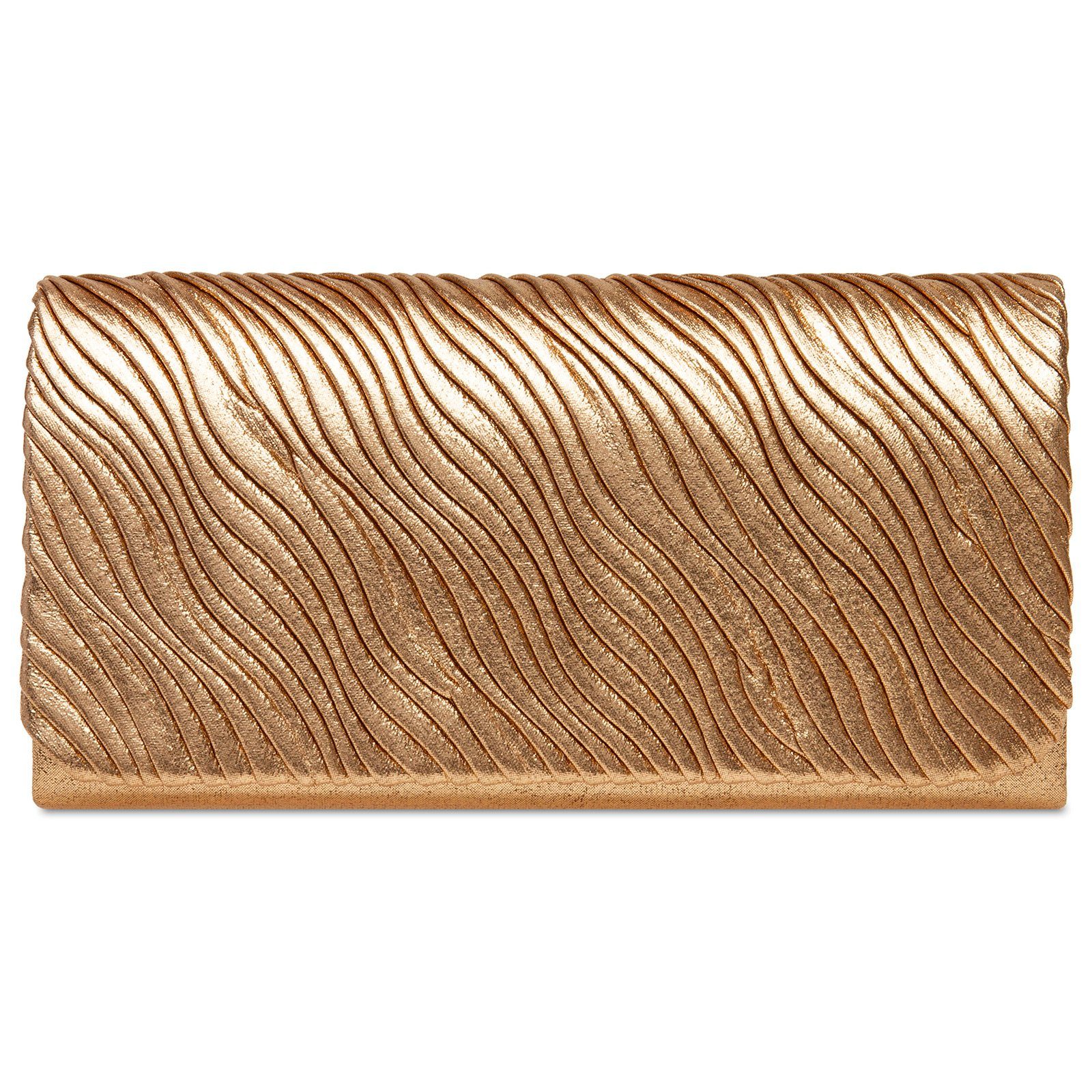 Caspar Clutch TA519 elegante Damen Satin Clutch Abendtasche Abendtasche