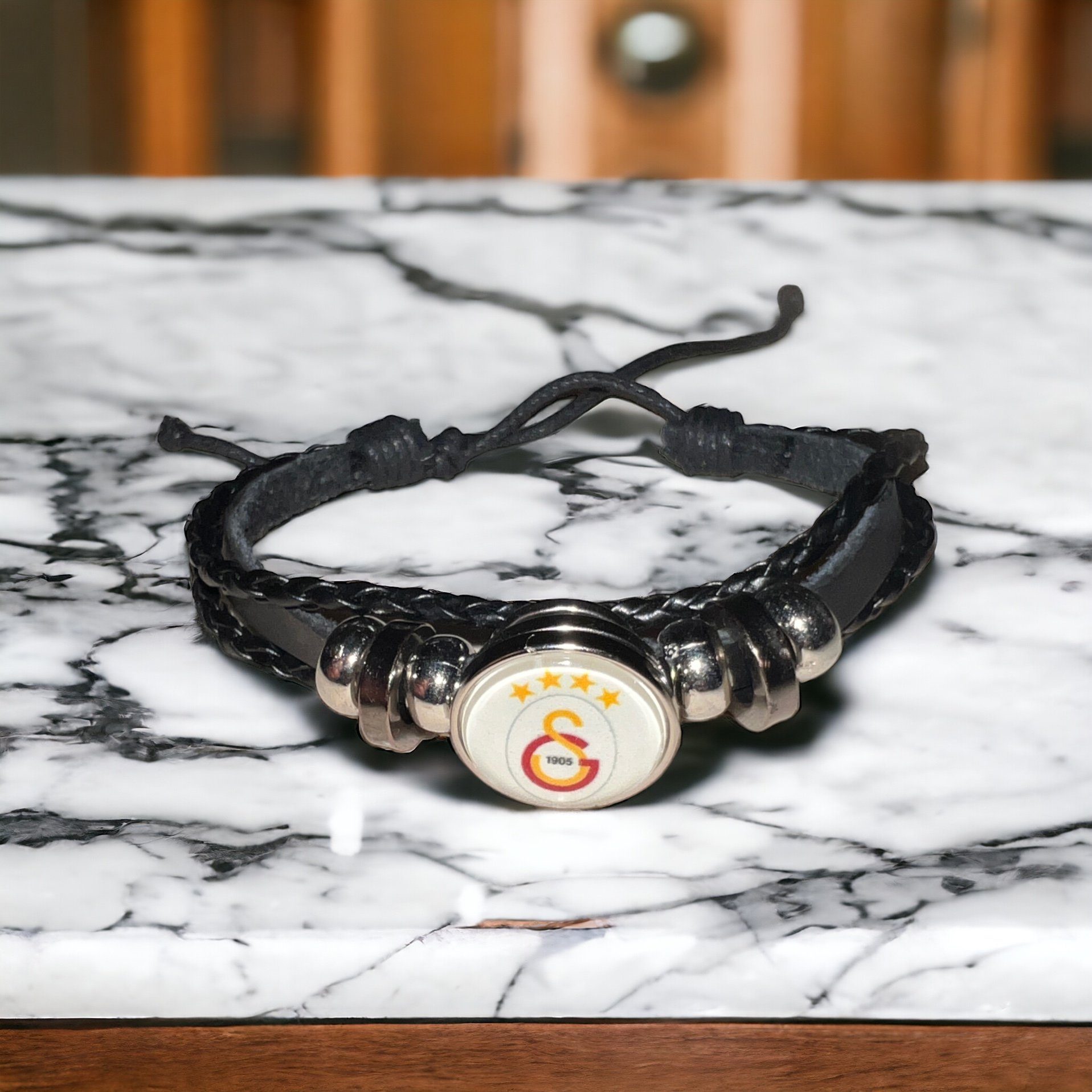 Stelby Armband mit Gravur Galatasaray Armband 3D Gravur im Glas, Fanartikel günstig online kaufen