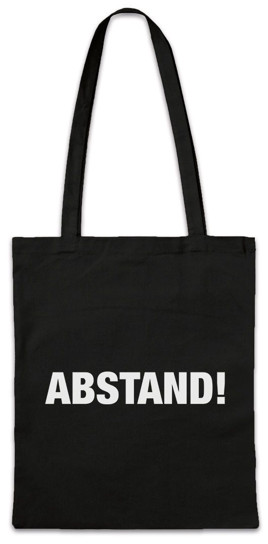 Urban Backwoods Beuteltasche Abstand Stofftasche Pessimismus Nihilist Skeptiker Sozialphobie Phobie (1-tlg), Misanthrop Slogan Spruch Motto