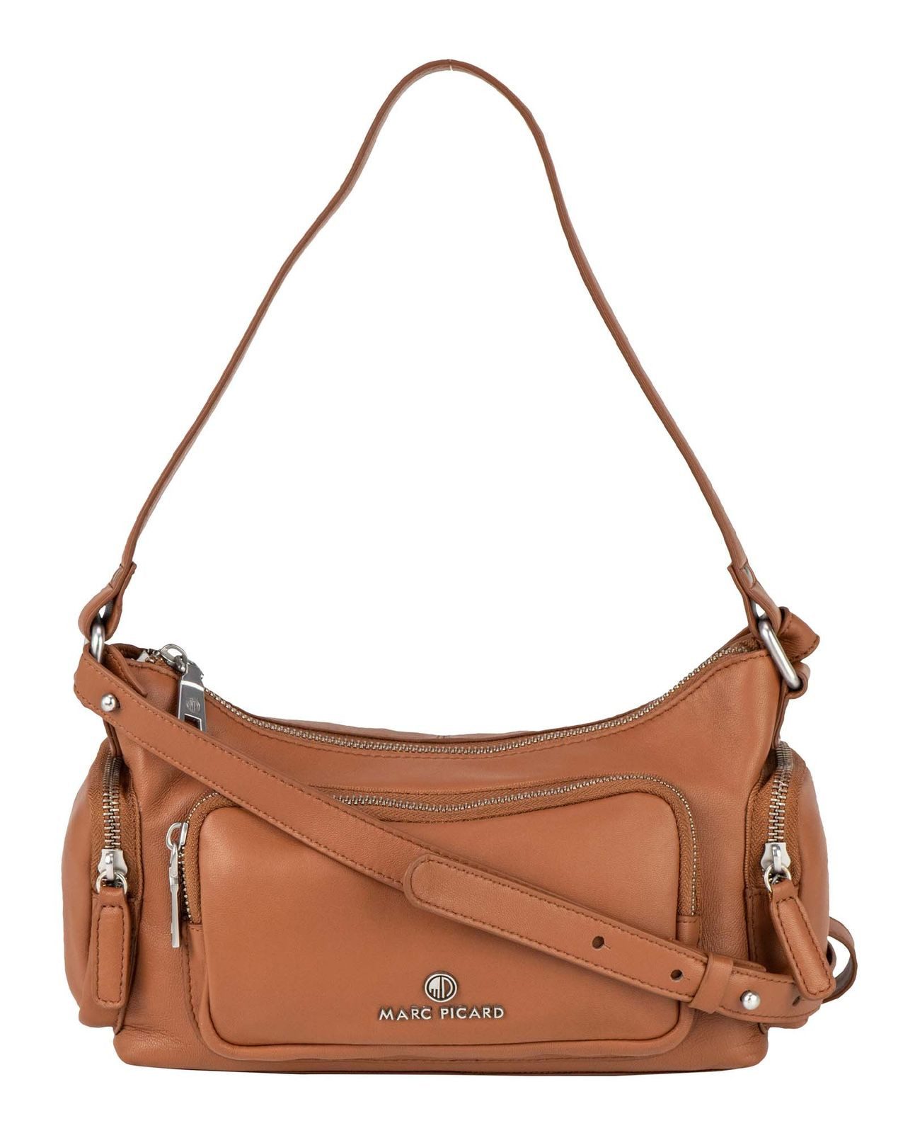 Marc Picard Schultertasche Bowling Bag, aus echtem Lammleder