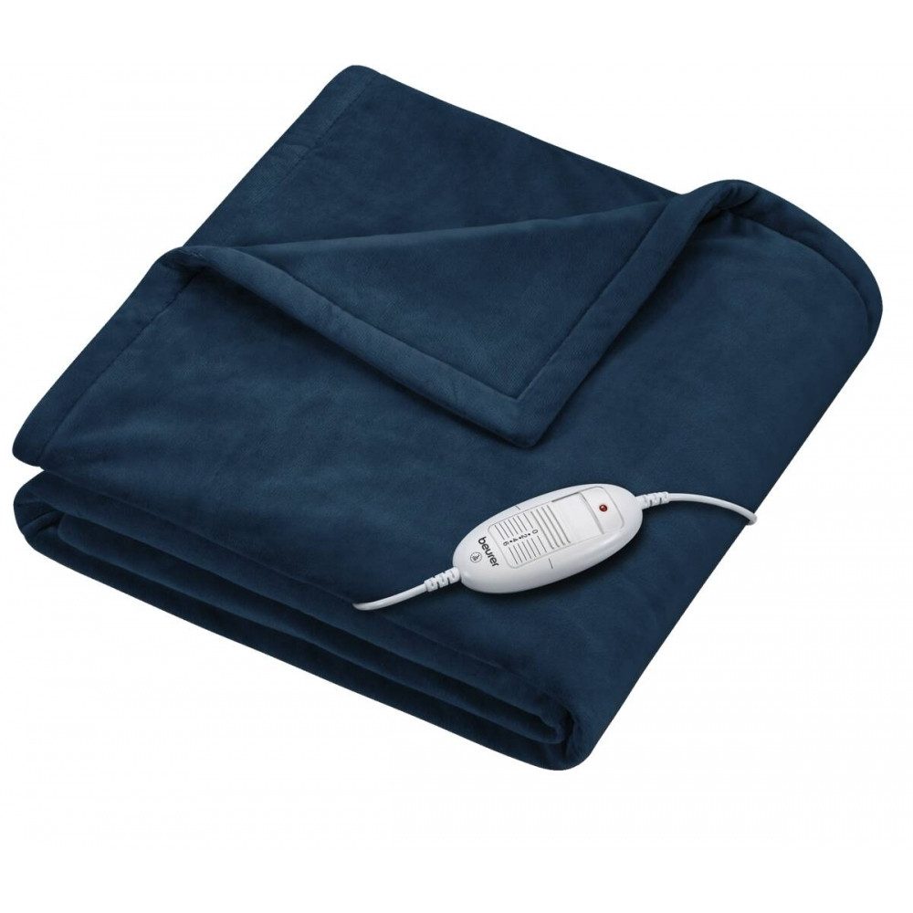 BEURER Heizdecke Beurer HD 75 Cosy Ocean Heizdecke, Handwaschbare Heizdecke, Maschinenwaschbar, 6 Temperaturstufen