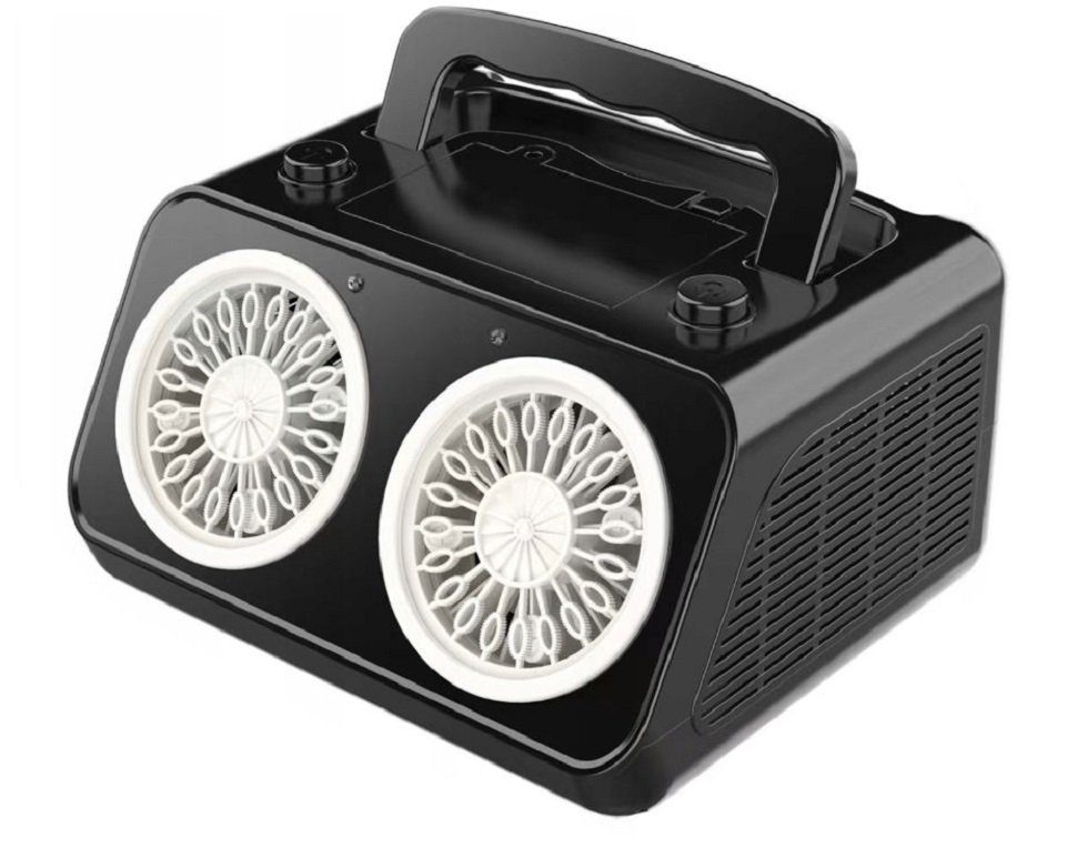 COIL Seifenblasenmaschine Automatische Seifenblasenmaschine, Tragbar Bubble Machine, Doppelmotor,LED,26 Löcher,20000+ Blasen/Minute