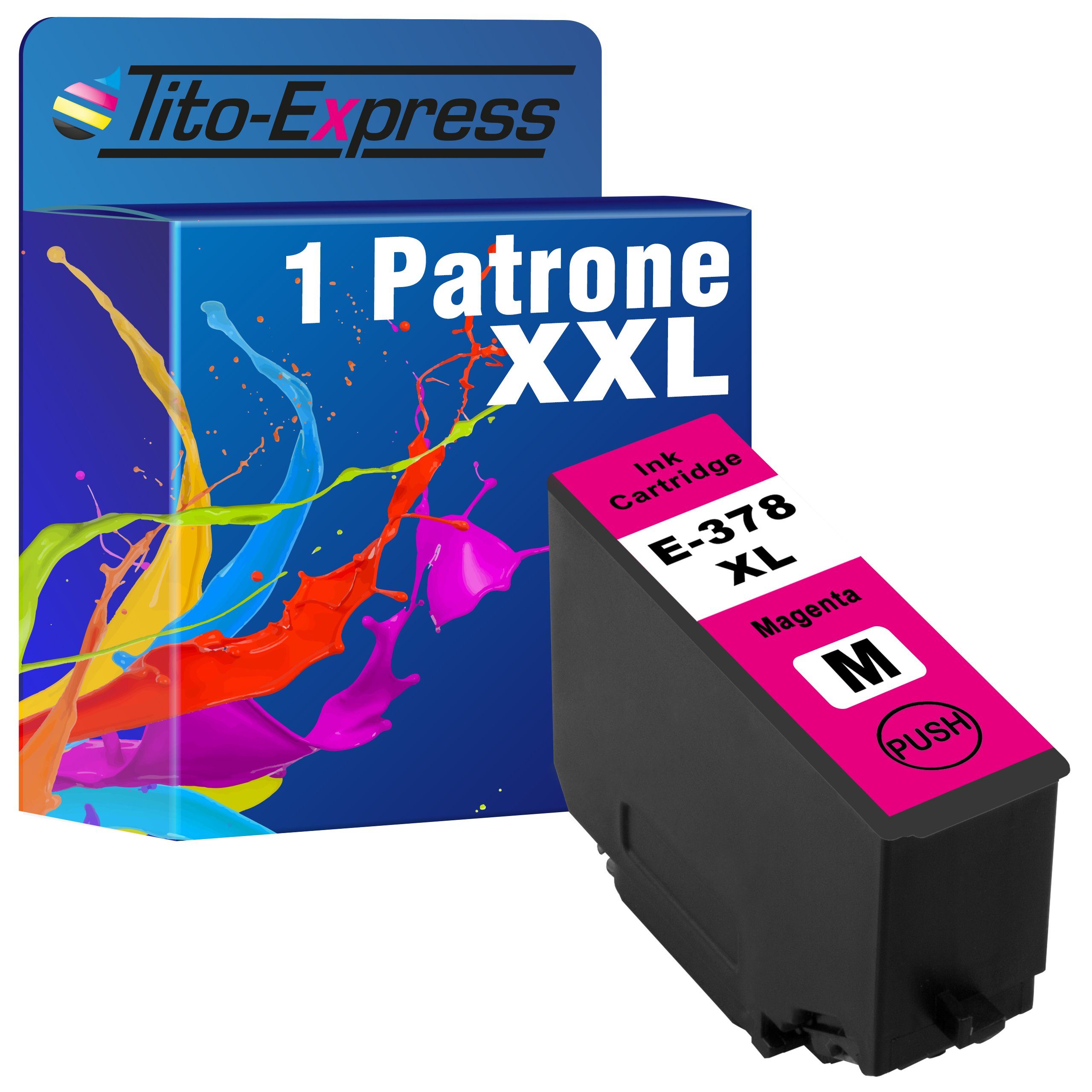 XL XP-8605 XP-8505) Tito-Express XP-8600 378 Expression T3793 (für 378XL Magenta Tintenpatrone Photo XP-8700 XP-8500 ersetzt Epson