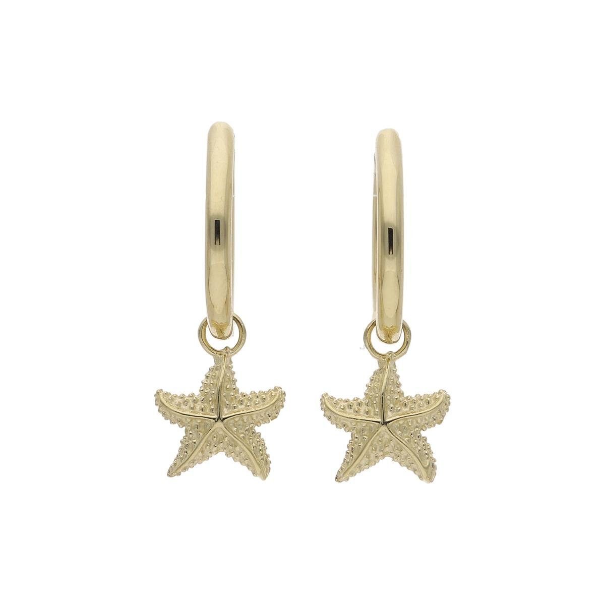 JuwelmaLux Paar Серьги-кольца JuwelmaLux Seestern Серьги-кольца 333/000 (8 Karat) Gold JL39-06-0554 (kein Set, 2-tlg., inkl. edelm Schmucketui)