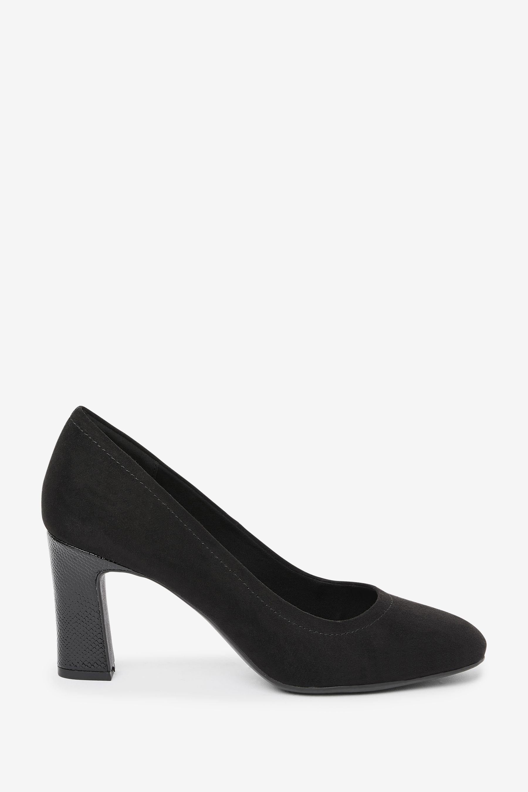 Comfort (1-tlg) Black Next mit Blockabsatz Forever Pumps Pumps