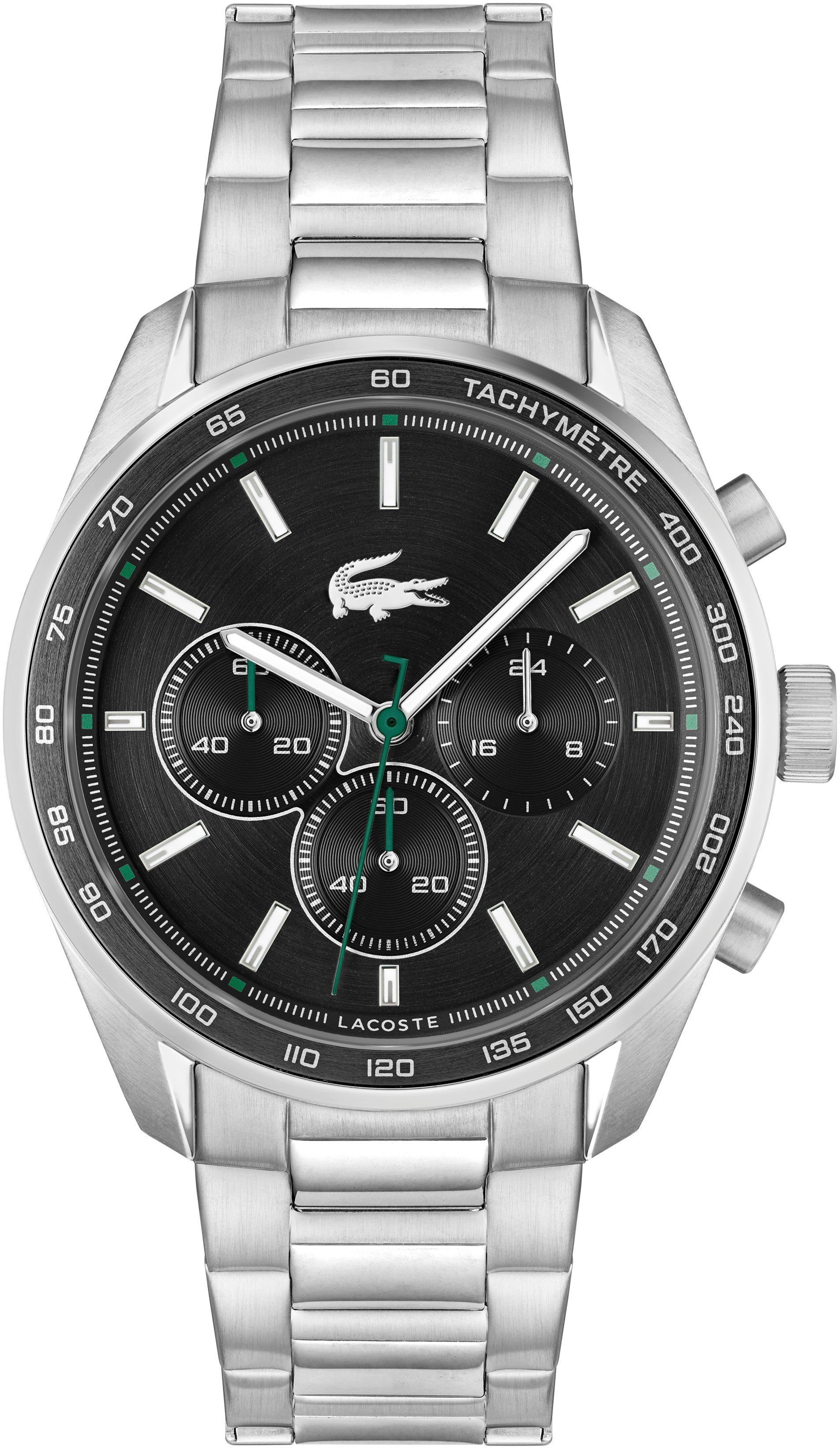 Lacoste Chronograph VANCOUVER, Quarzuhr, Armbanduhr, Herrenuhr, Stoppfunktion, 12/24-Stunden-Anzeige