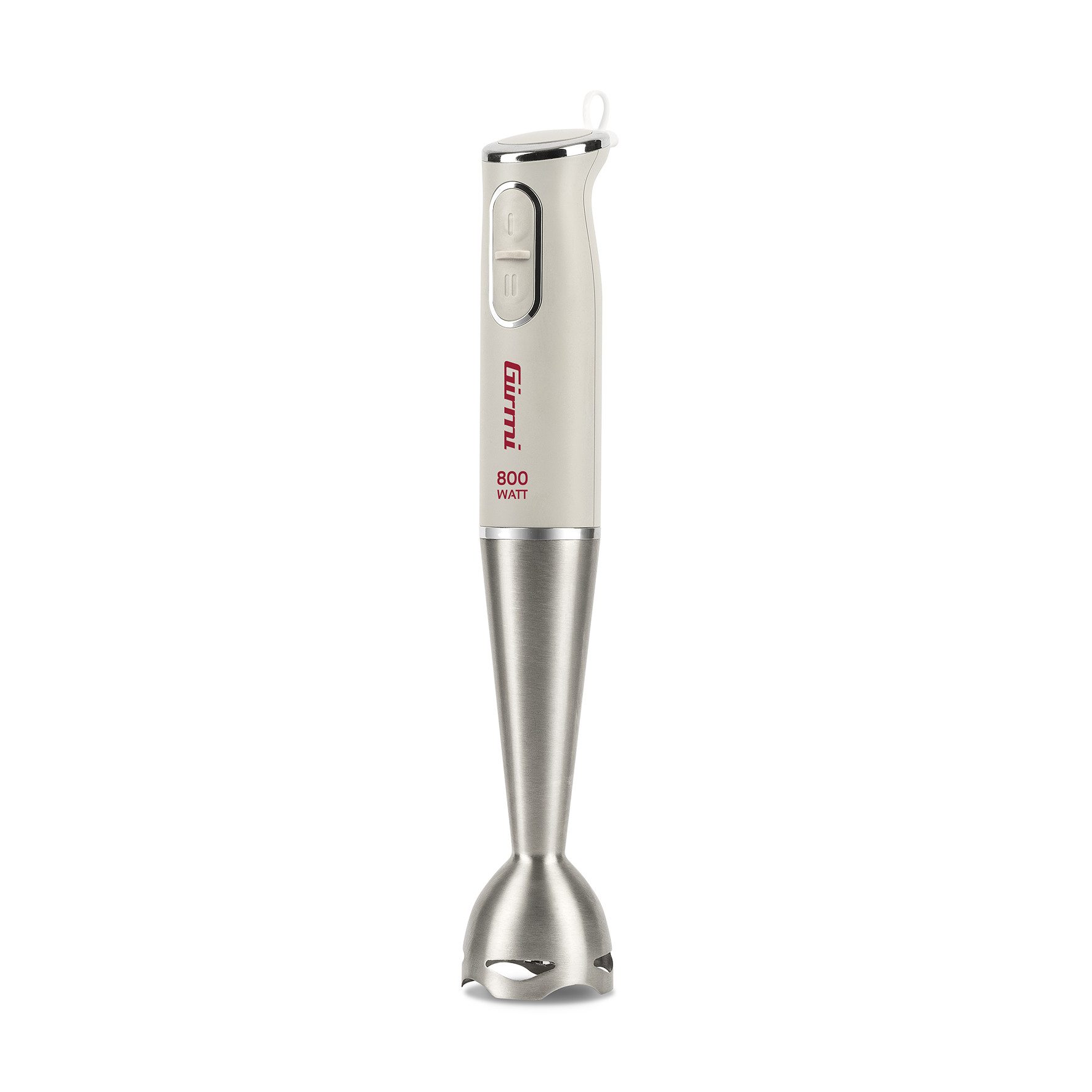 Girmi Stabmixer MX41 Pürierstab Mixstab Handmixer, 800 W, 800 W, Edelstahlfuß, Edelstahlklingen, Messbecher, ergonomisch