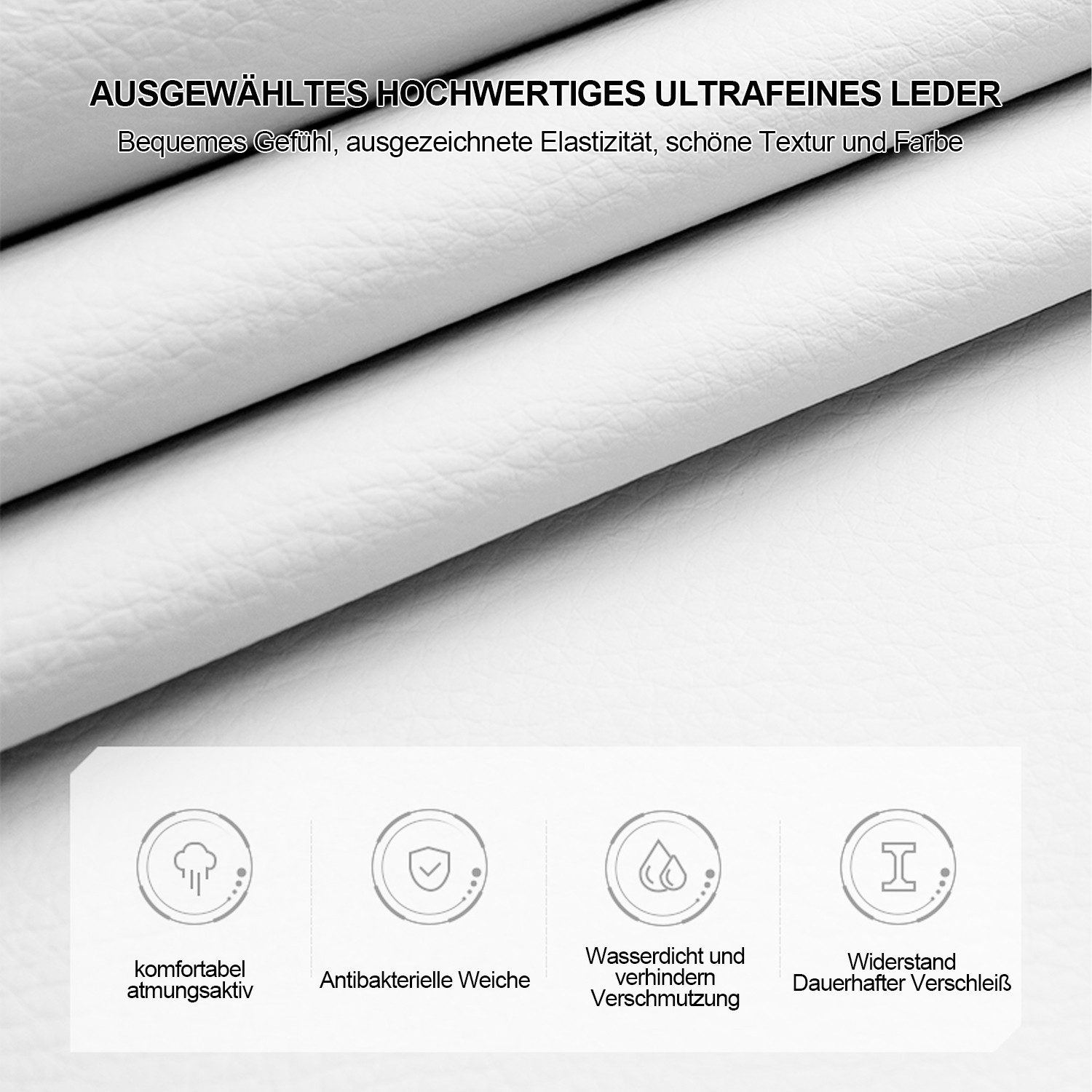 IKIDO Gaming-Stuhl PC-bureaustoel, ergonomisch (Packung), mit Fußstütze, be günstig online kaufen