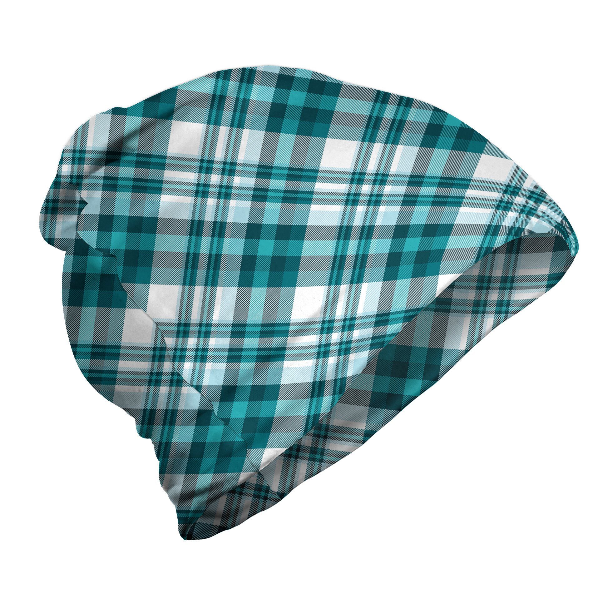 Abakuhaus Beanie Wandern im Freien Plaid Tartan-Muster aus Quadraten