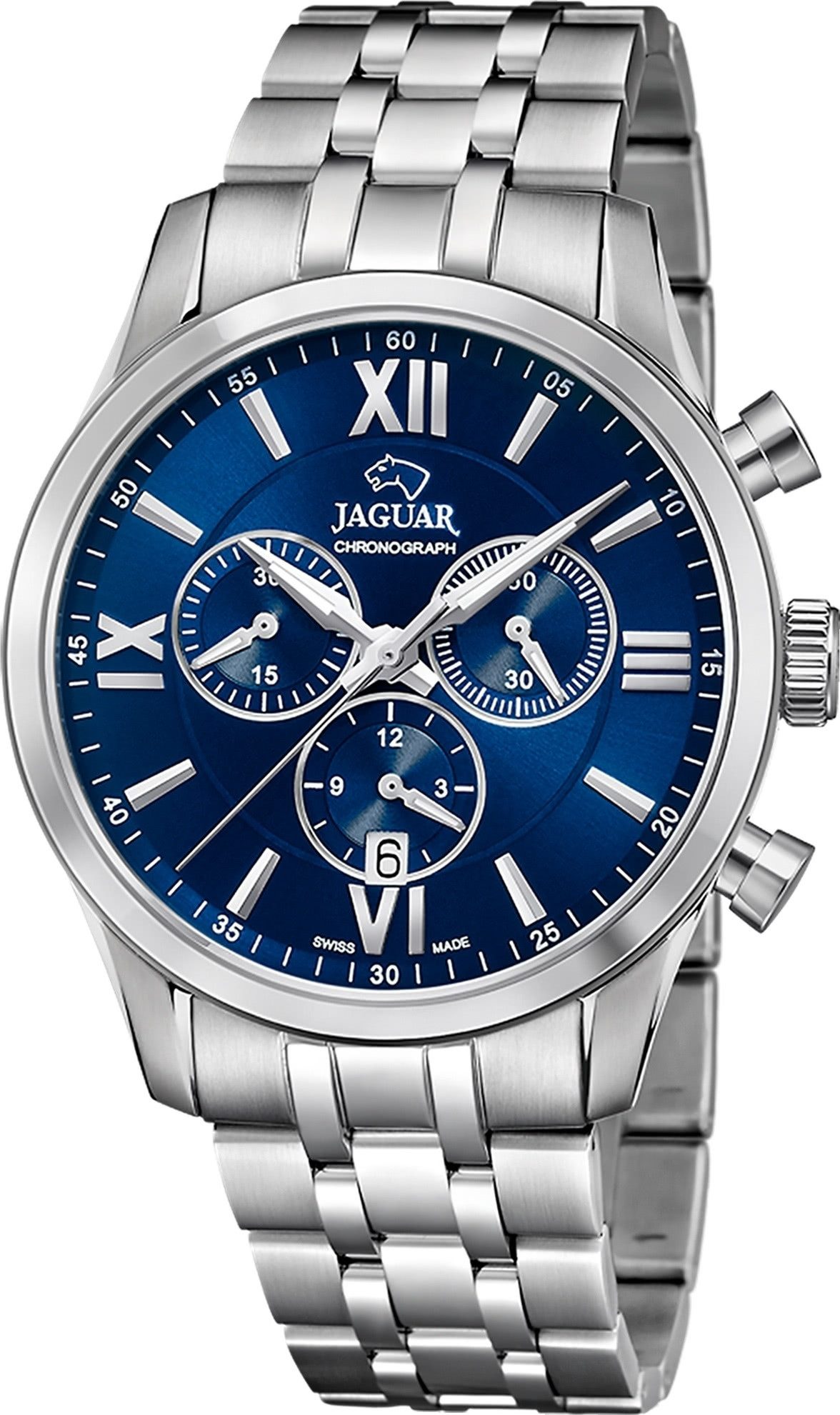 Quarzuhr Jaguar Herrenuhr Edelstahl silber Jaguar