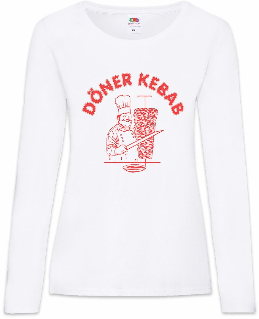 Langarmshirt Döner Kebab Damen Langarmshirt Ayran Kebab Dönerladen Türkei Spaß Gang