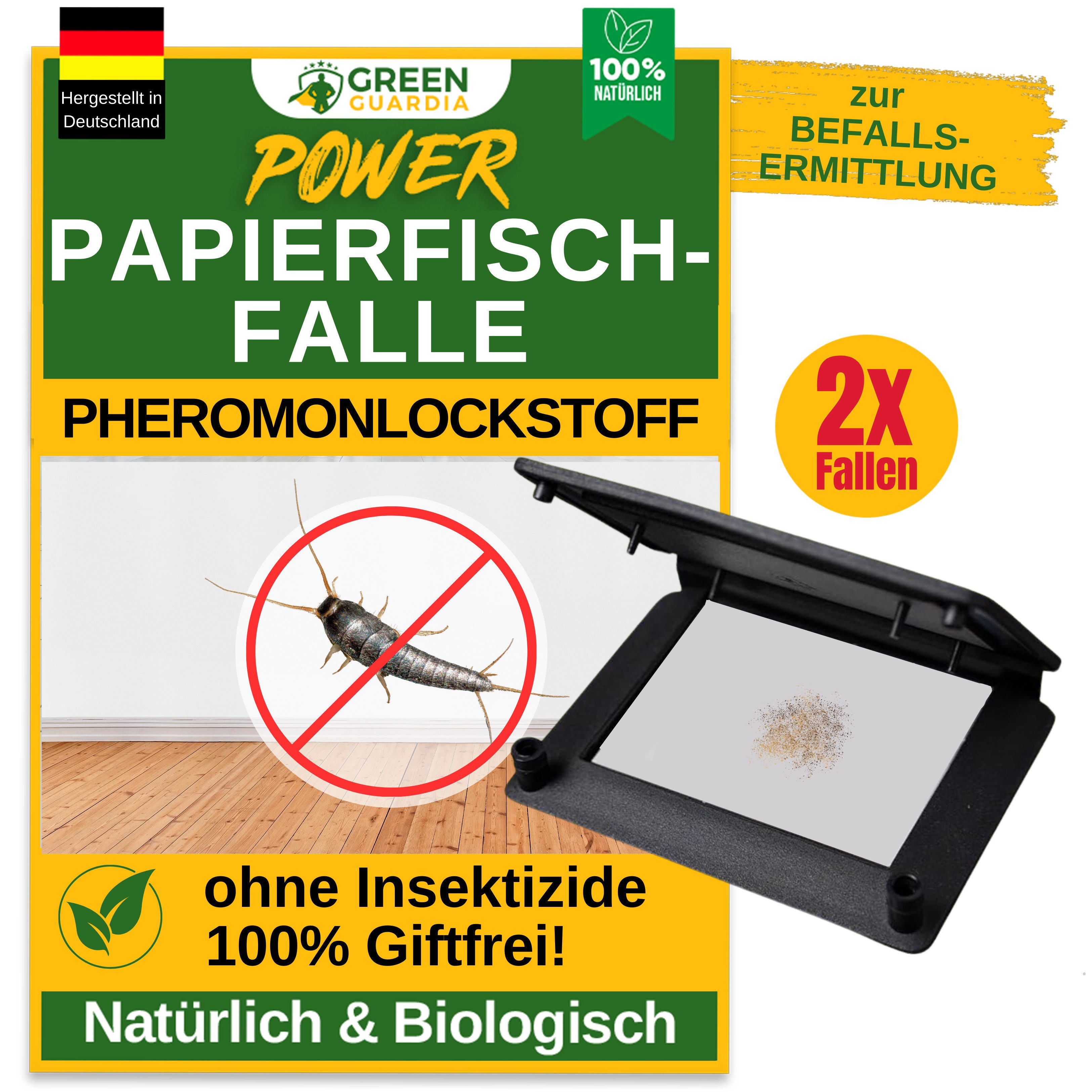Insektenvernichter Papierfischfalle mit Pheromon-Lockstoff - insektizidfrei