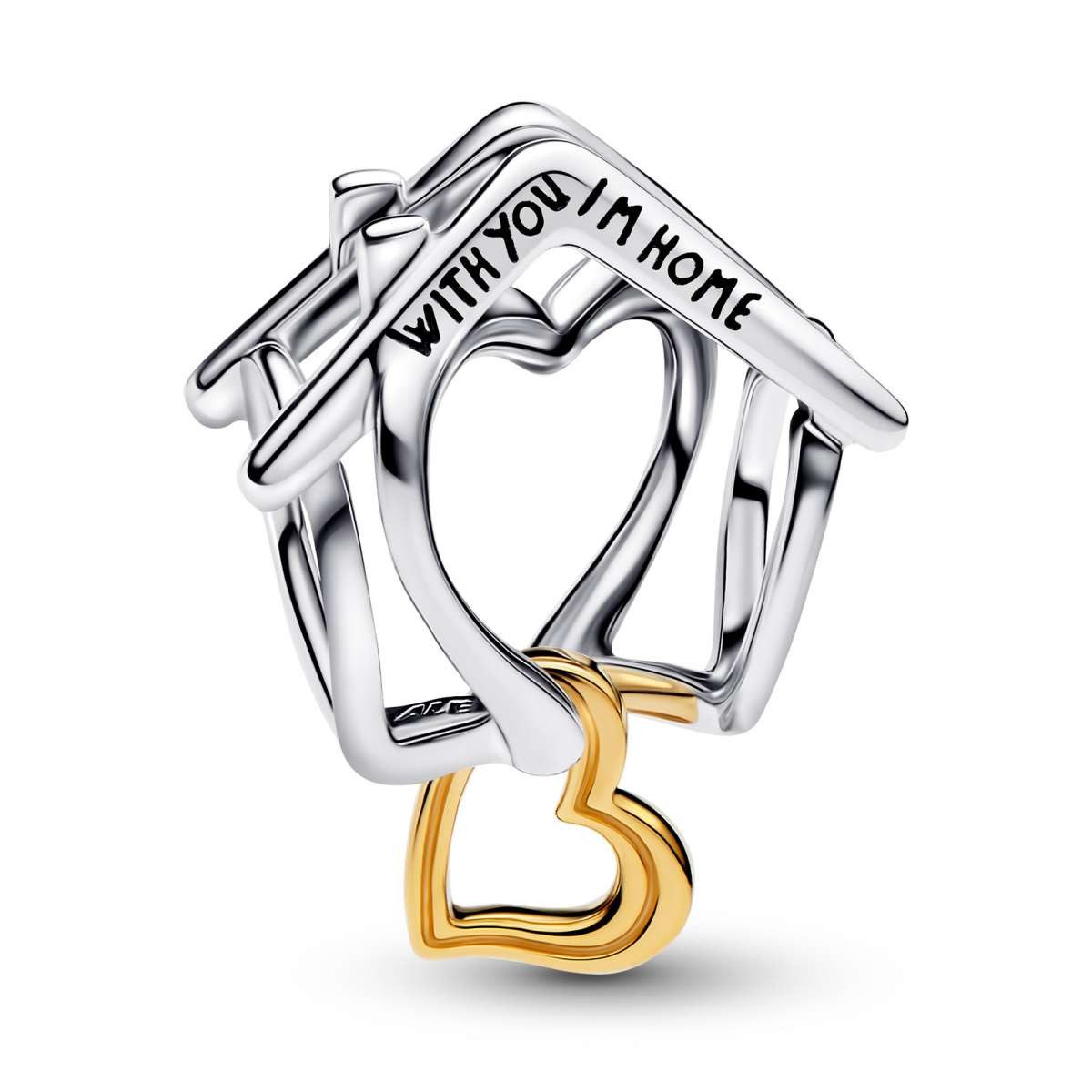 Pandora Bead 764145C00, Heimat & Herz Zweifarbig