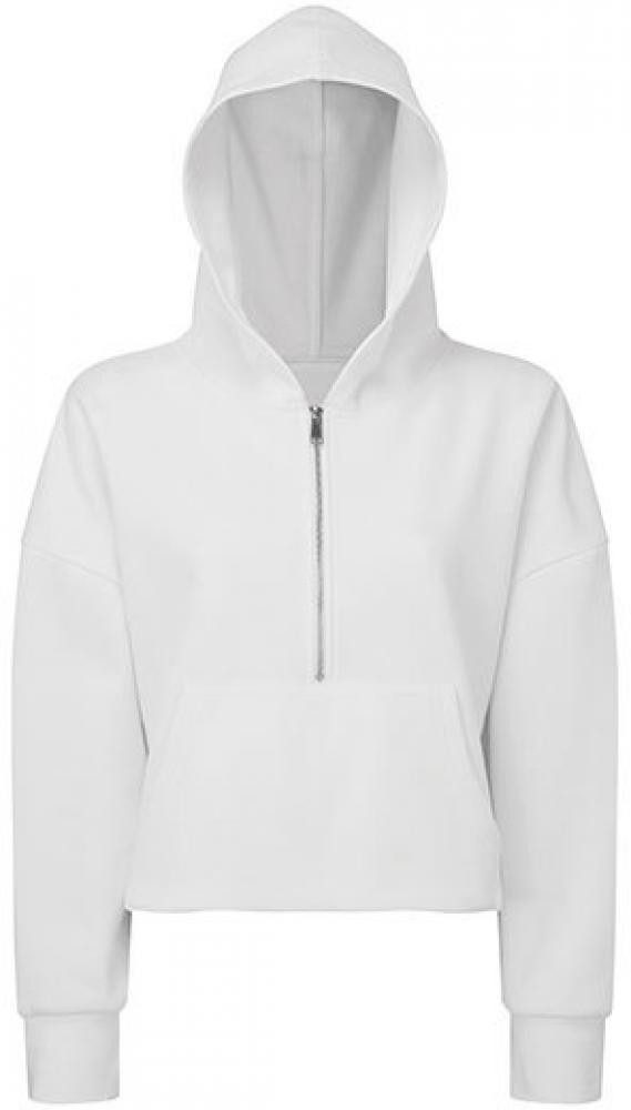 TriDri Kapuzensweatjacke Women´s Half Zip Hoodie Damen Kapuzenpullover