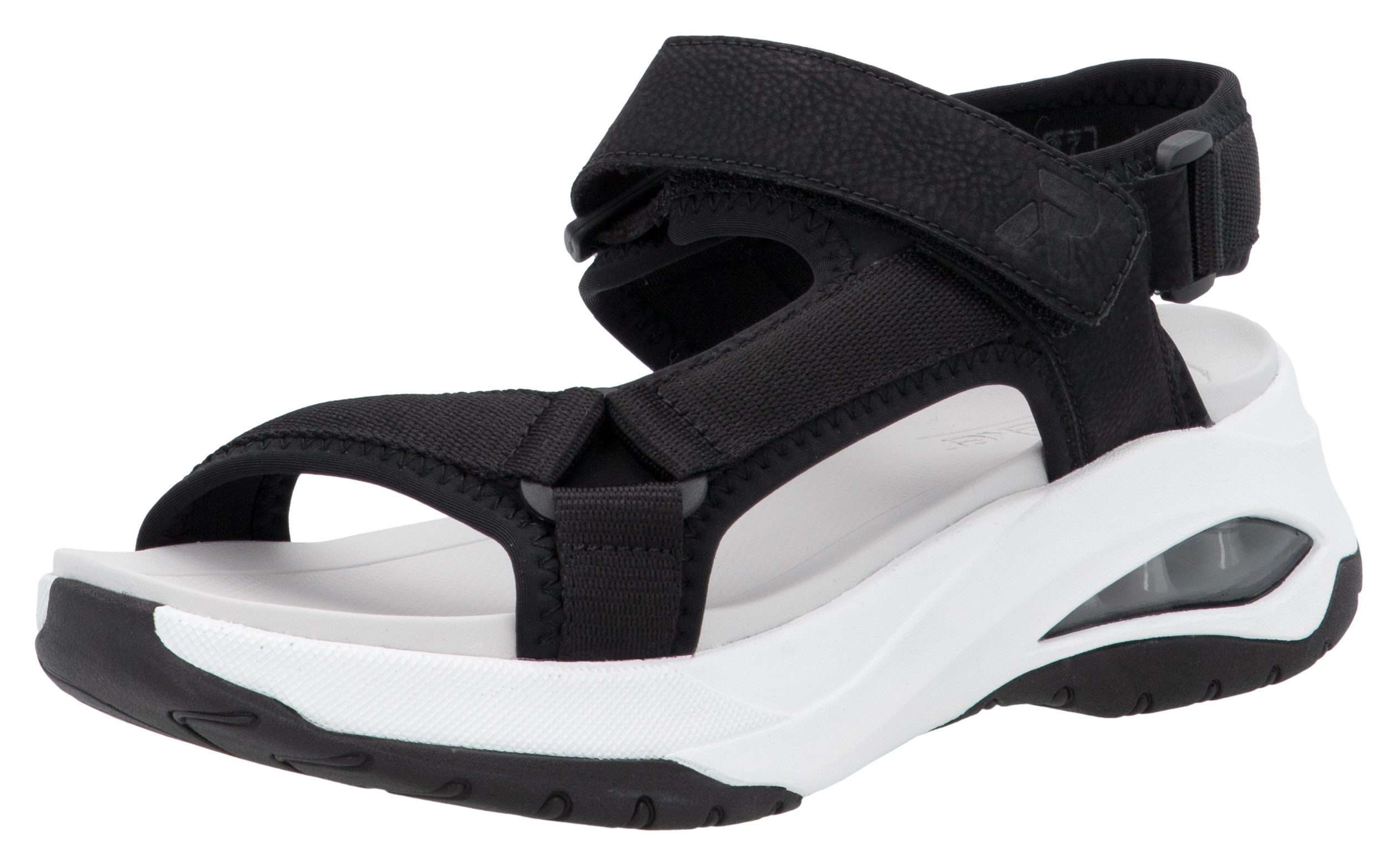 RIEKER Sport Byron Bay vegan Trekkingsandale Outdoorsandale, Sommerschuh, Klettschuh mit RiekerAir Dämpfung