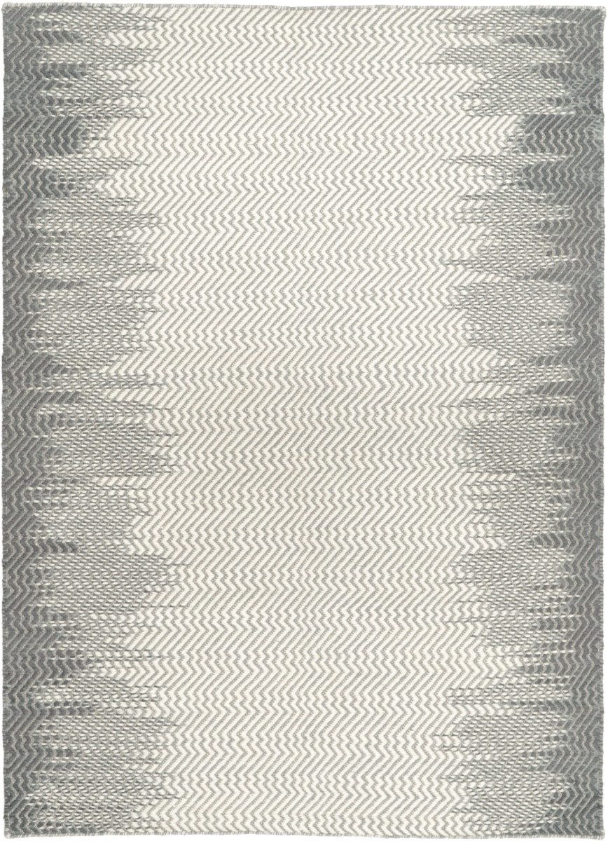 Carpet Avenue Teppich Kelim Dhorri Ikat - Hellgrau 230x160, Rechteck, Höhe: 4 mm