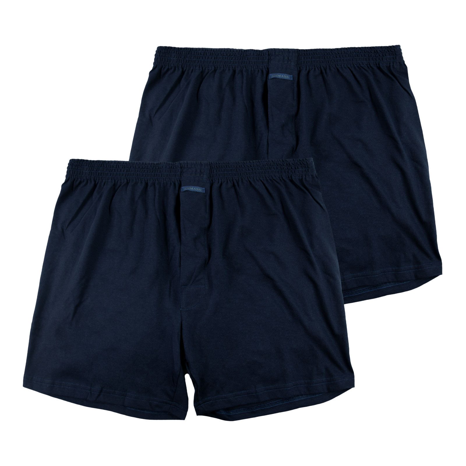Ammann Boxershorts 2er Pack GOTS Boxer Shorts (2-St., 2 Stück) mit Eingriff günstig online kaufen