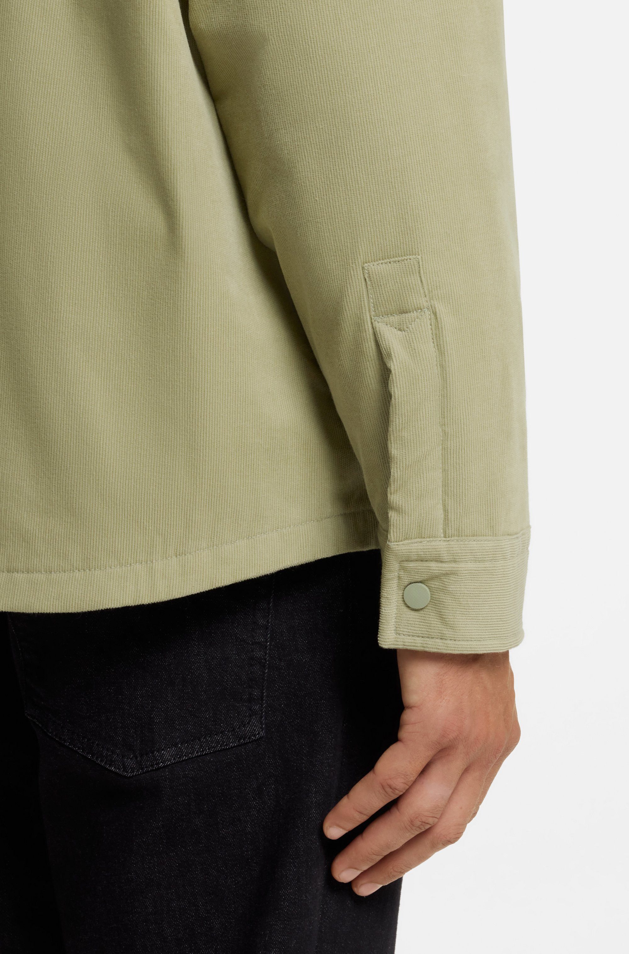 BOSS ORANGE Hemdjacke Locky leicht gepolstert, Oversize Fit – Bild 3 von 5