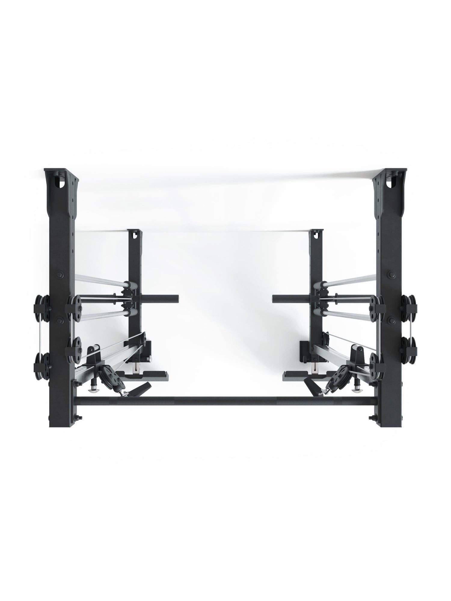 ATLETICA Power Rack R8-Nitro Dual Pulley, Wall Mounted, Dual Pulley