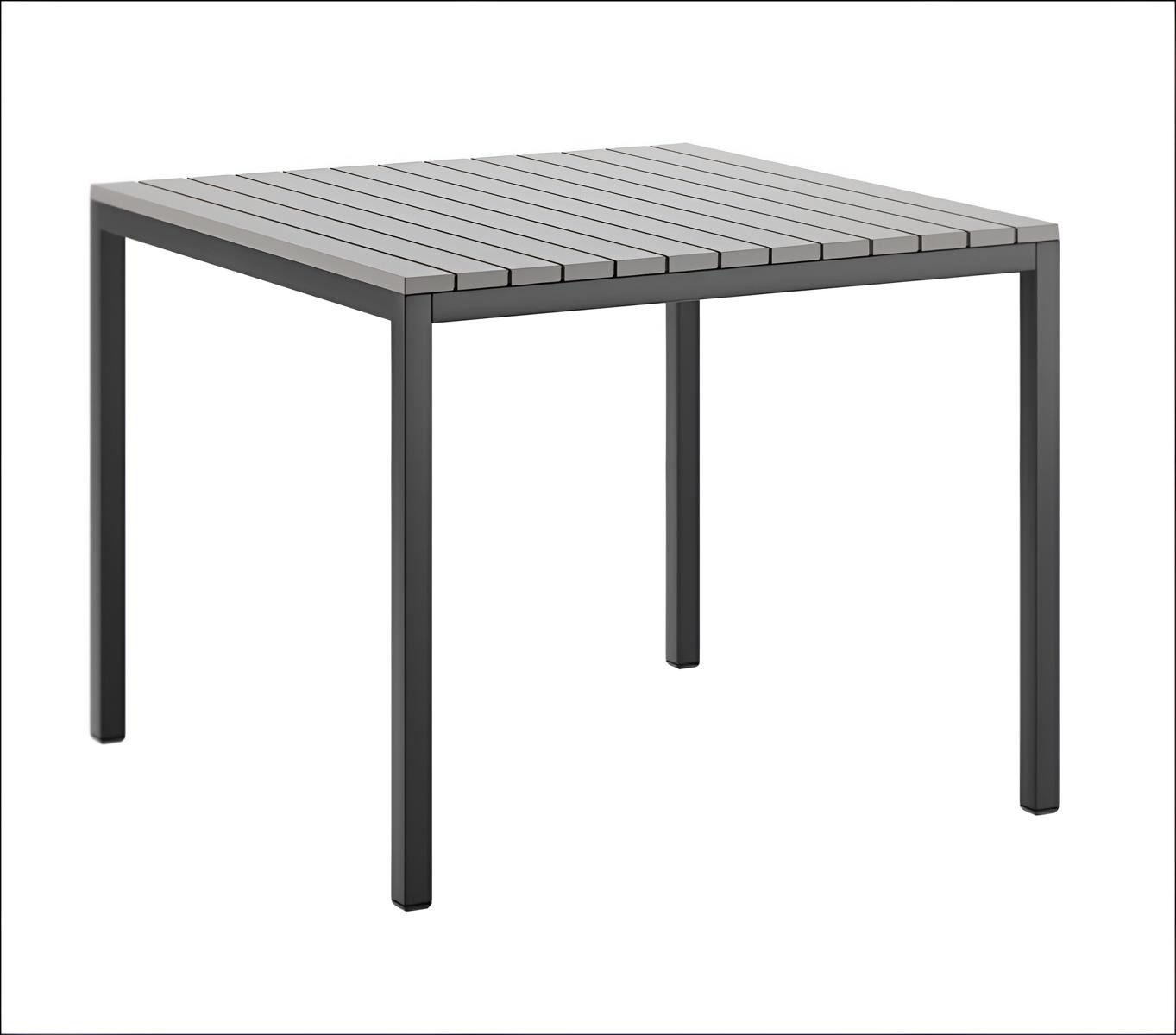 JVmoebel Couchtisch Eleganter grauer Designer-Tisch für den Außenbereich
