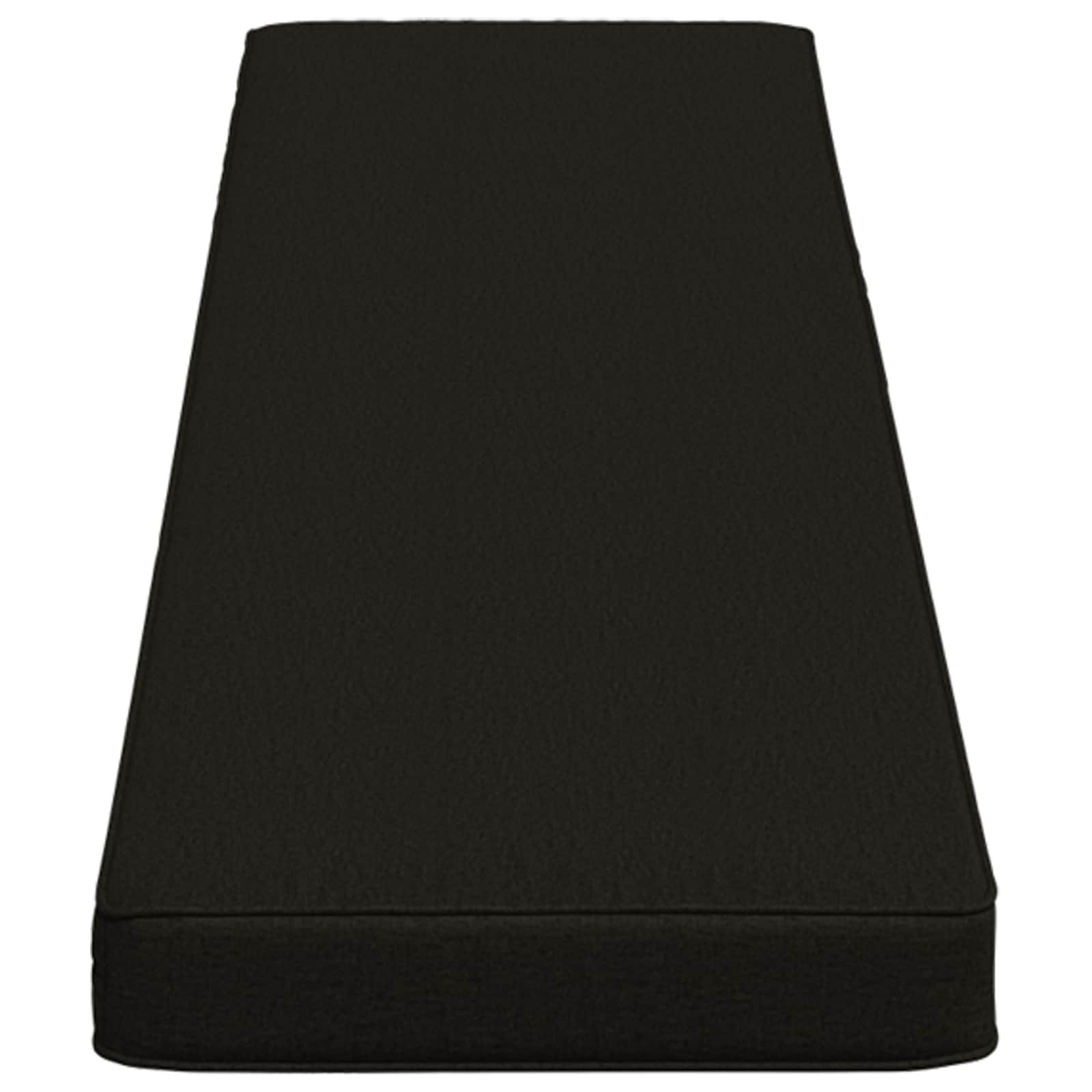 vidaXL Sitzauflage 1-teiliges Bankkissen VUGHT 100 % Polyester Schwarz, (1 St)