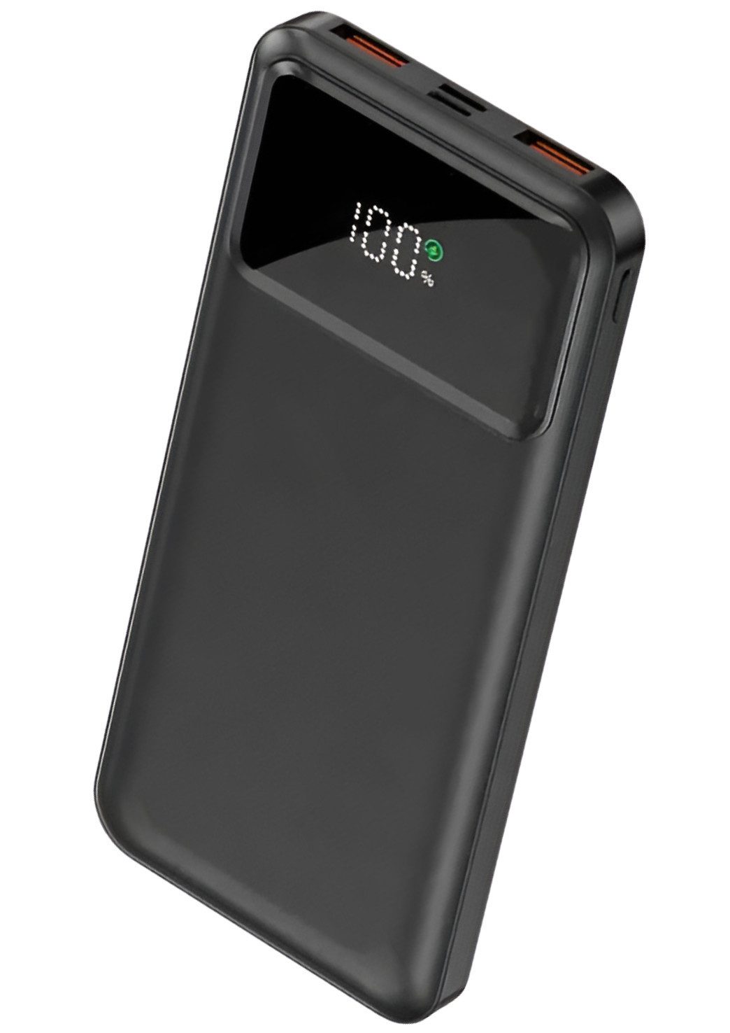 S&T Design Powerbank iPhone Samsung USB C Externer Akku Powerbank Power Bank PB 10000 mAh (5V V), LED Display Micro USB C kompatibel mit iPhone iPad Samsung Huawei