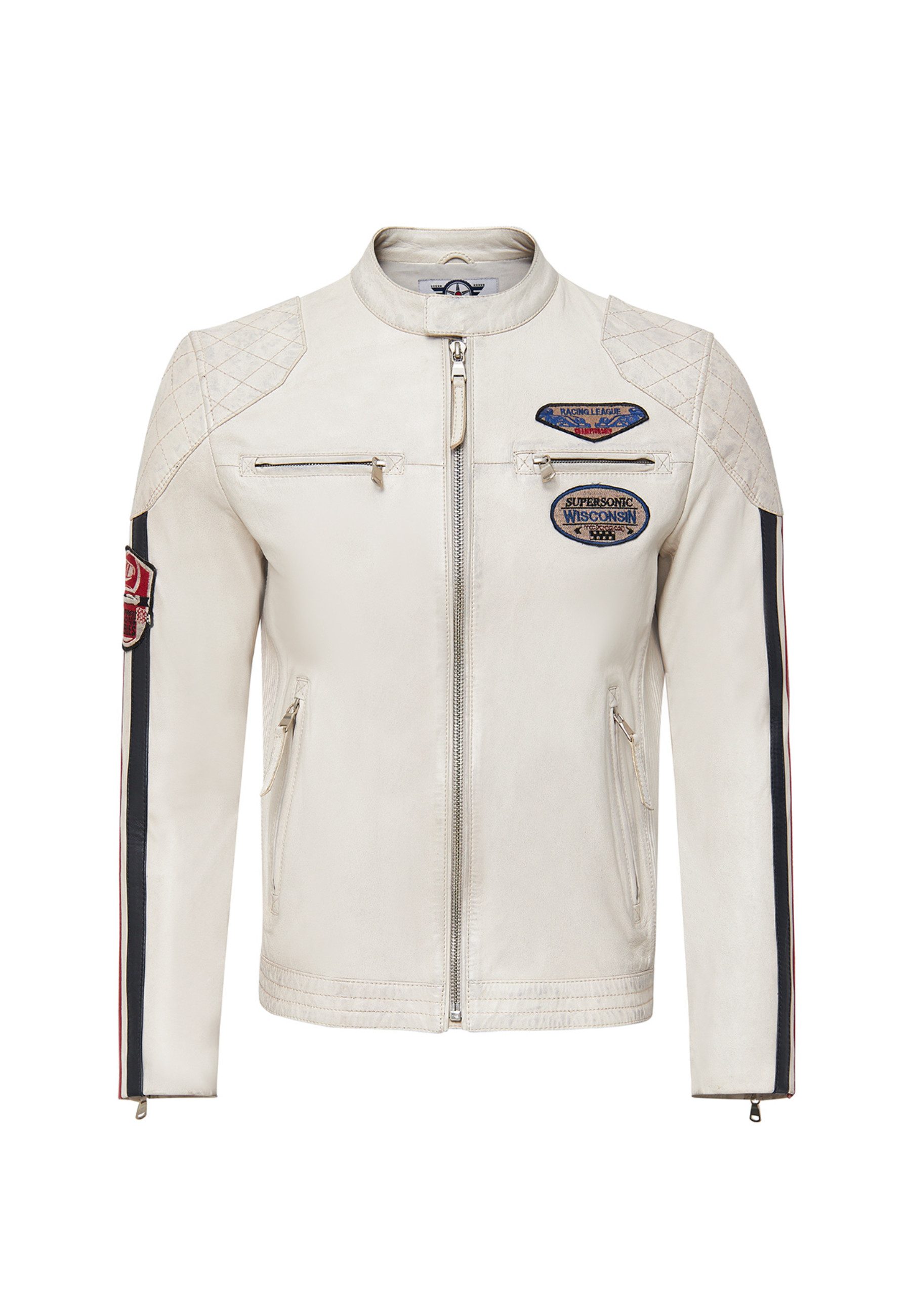 Lederjacke Storm Slim Fit Lederjacke