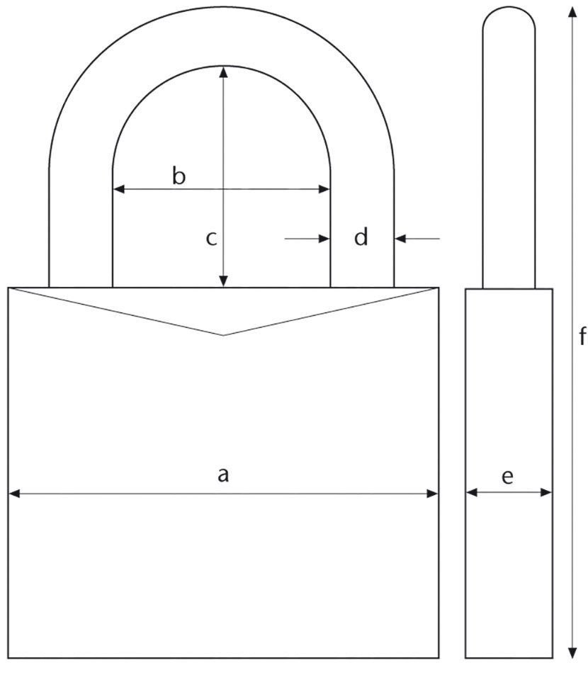 Image of ABUS Vorhängeschloss »37/55 B/DFNLI«