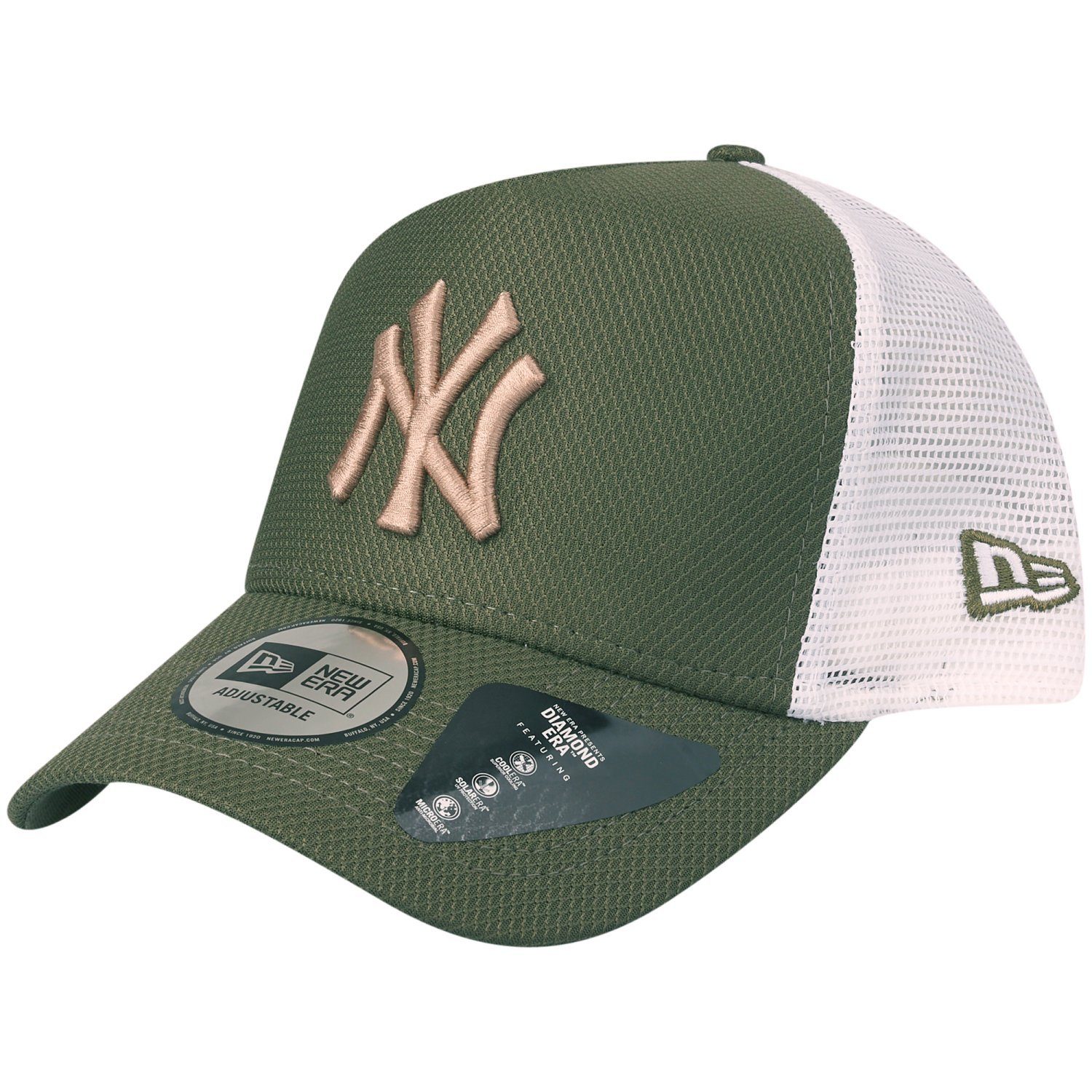 New Era Trucker Cap Trucker DIAMOND ERA New York Yankees Oliv